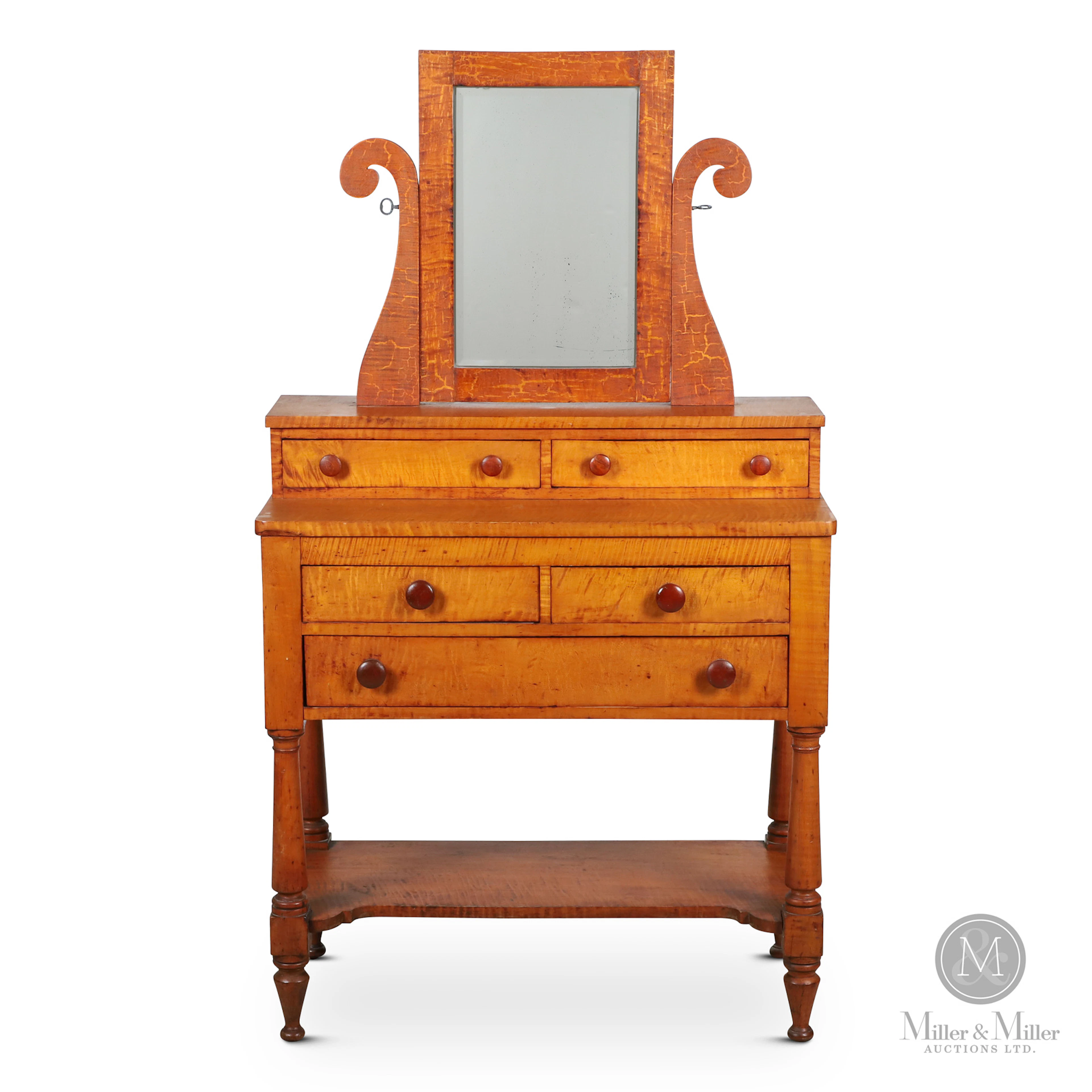 Figured Maple Dressing Table