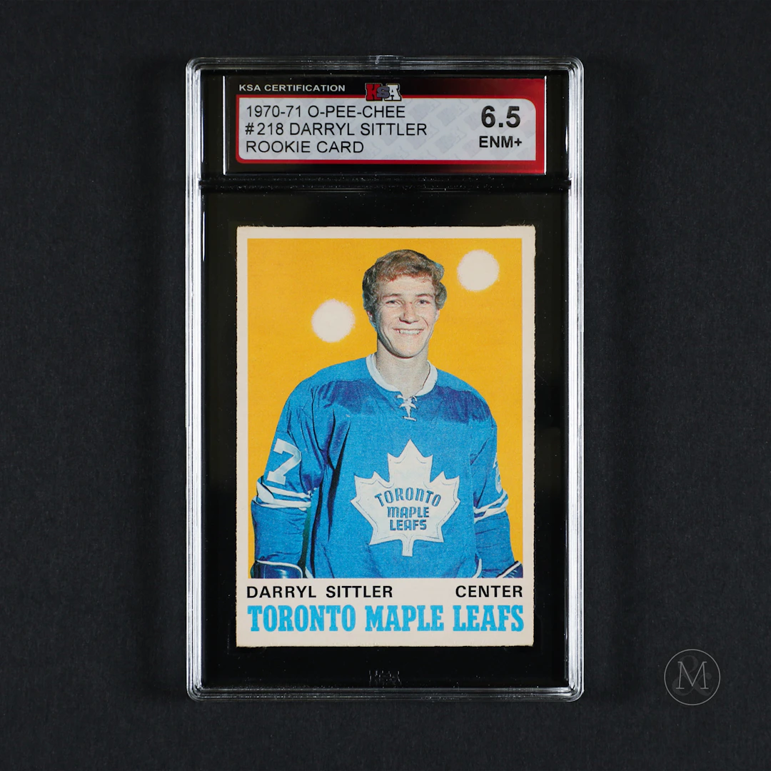 1970-71 O-Pee-Chee #218 Darryl Sittler (KSA 6.5 E-NM+)
