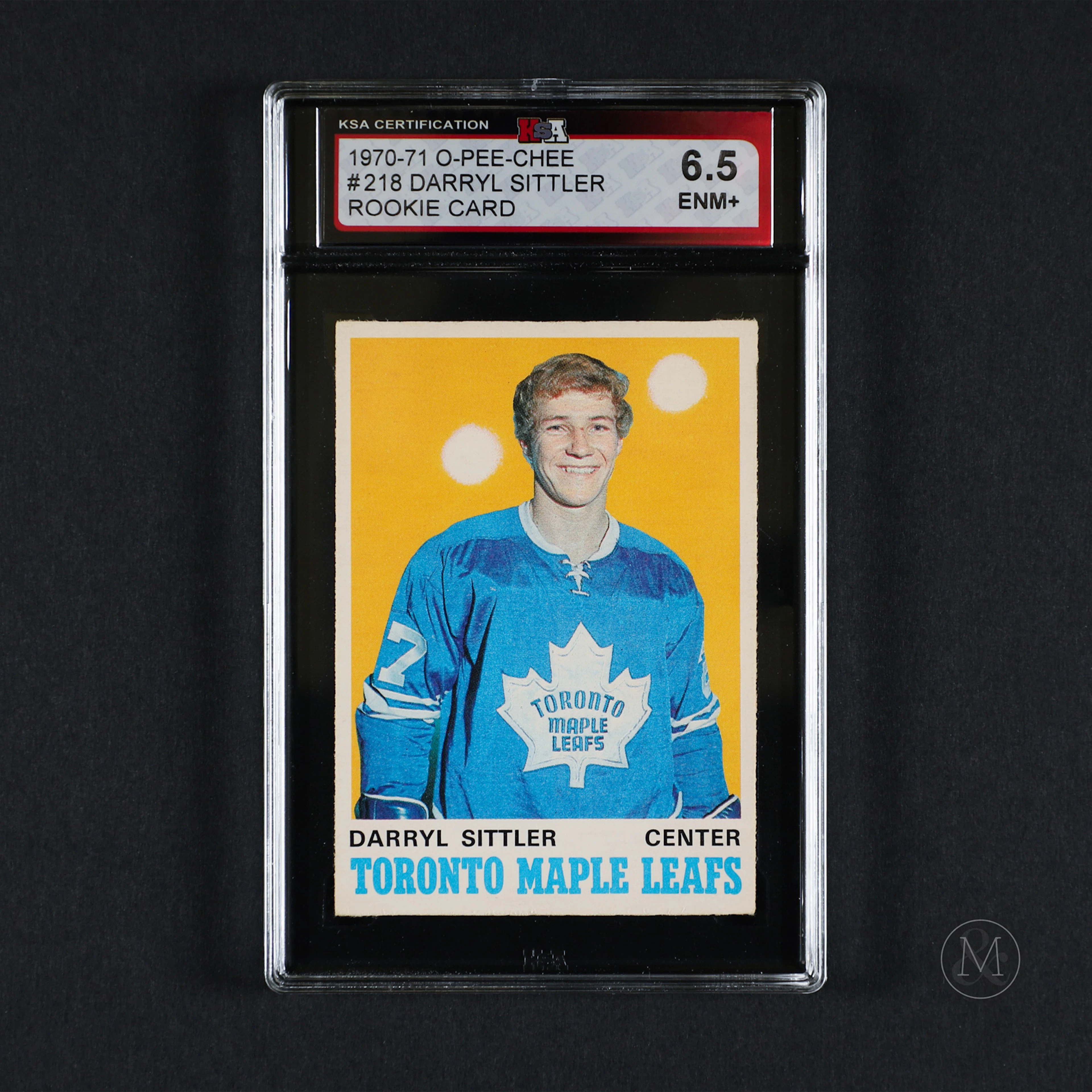 1970-71 O-Pee-Chee #218 Darryl Sittler (KSA 6.5 E-NM+)
