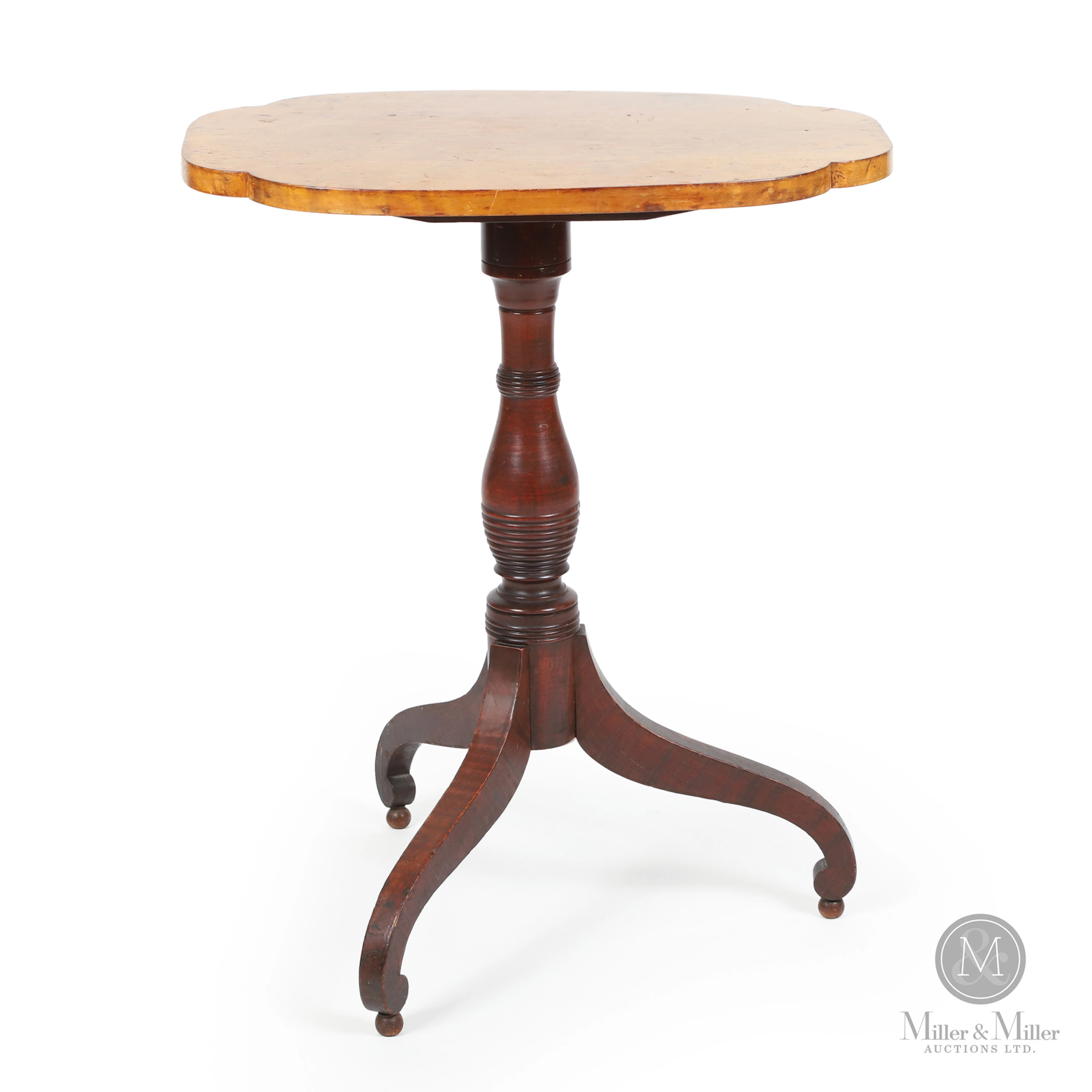 Figured Maple Candlestand