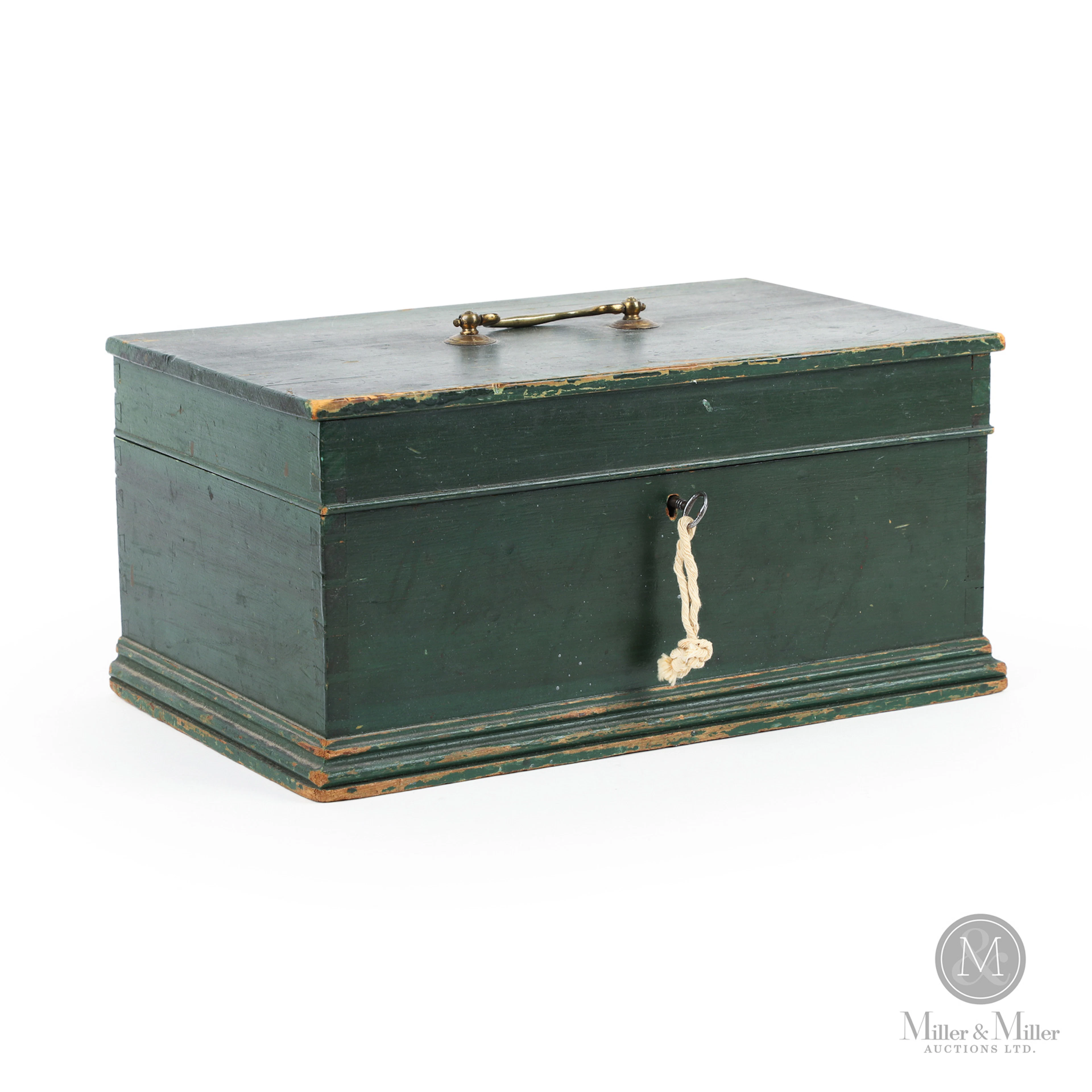 N.S. Green Document Box