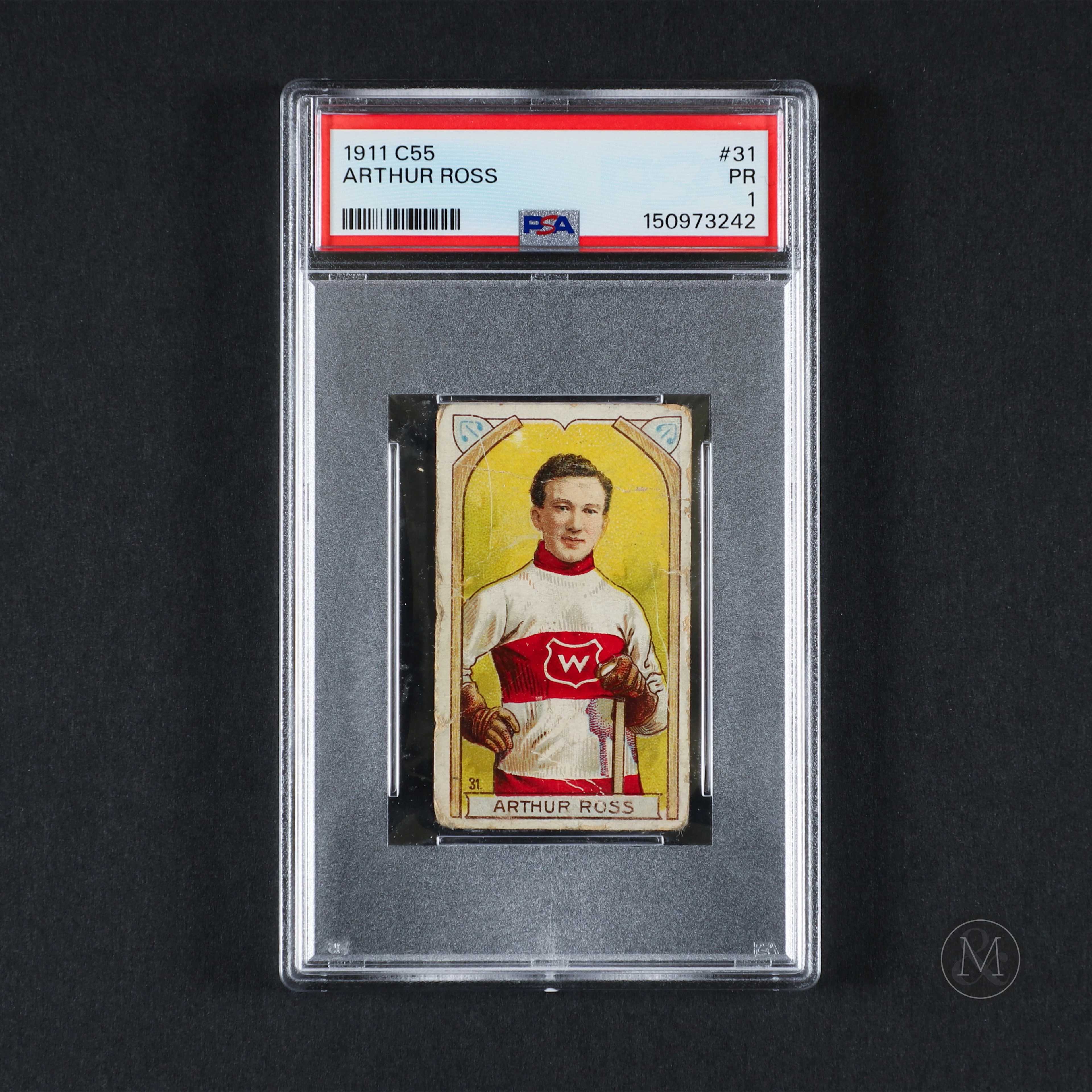 *PREVIEW LOT* 1911 C55 #31 Art Ross (PSA 1 PR)