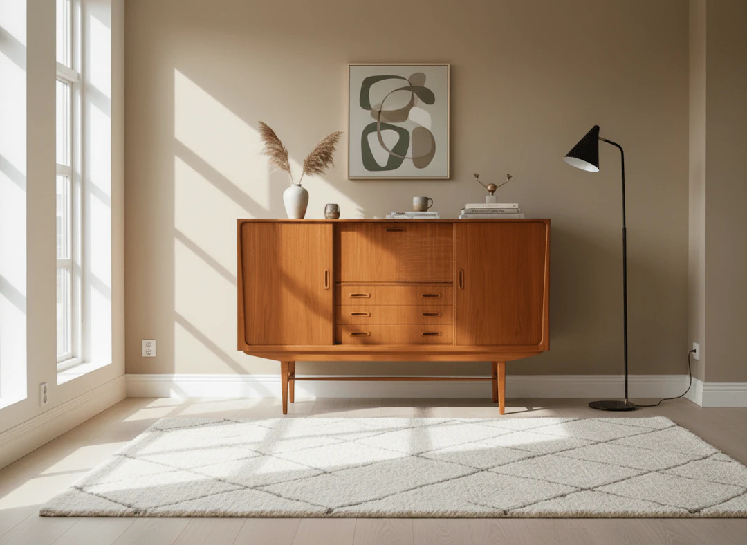 Clausen & Son danskt skåp i teak. 180x45x115 cm