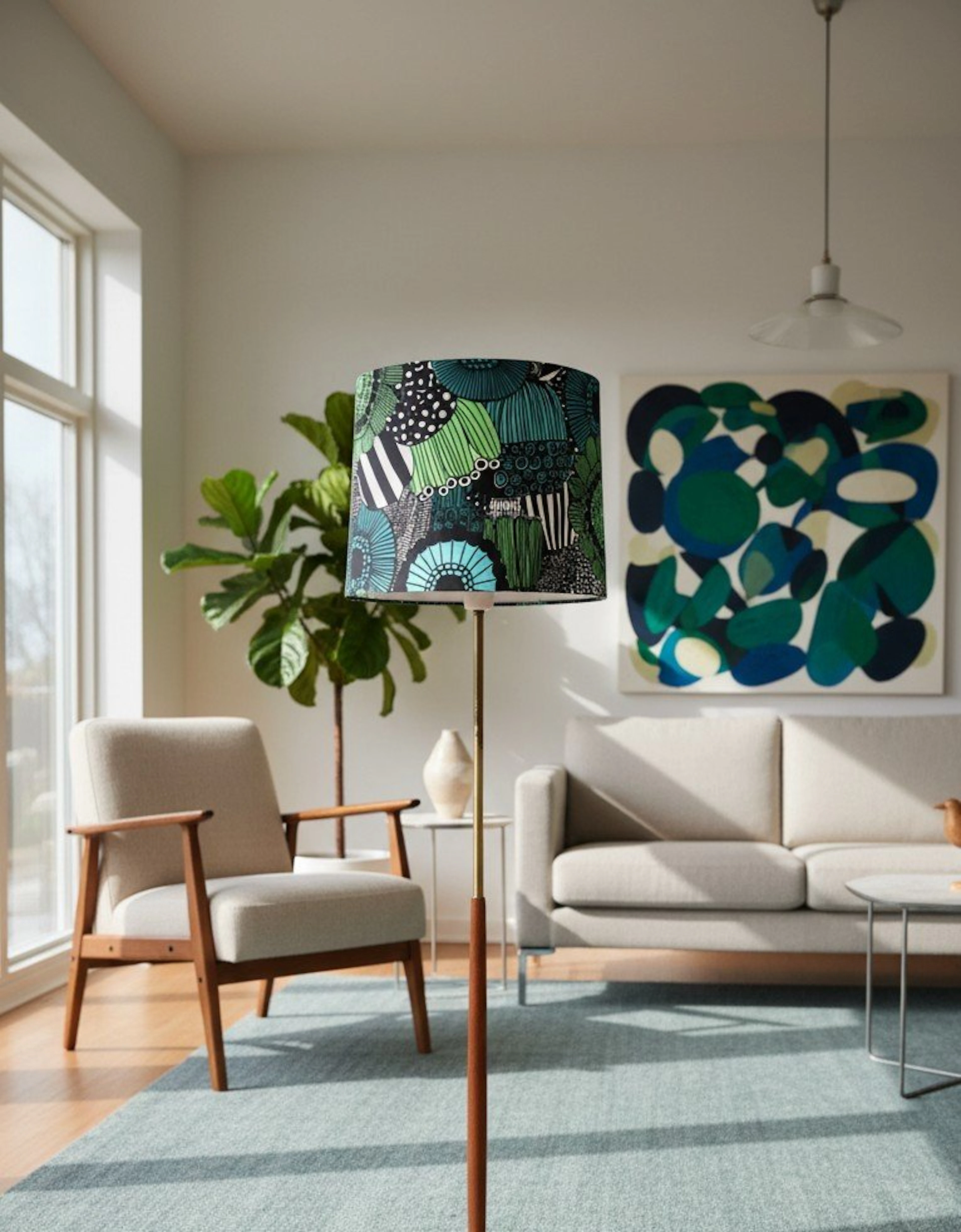 Lampskärm Siirtolapuutarha Marimekko i olika storlekar