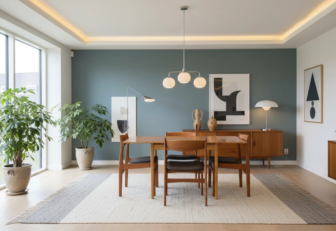 Matbord med Perstorpsskiva med två utdragsskivor. 90x75x75+2×30 cm