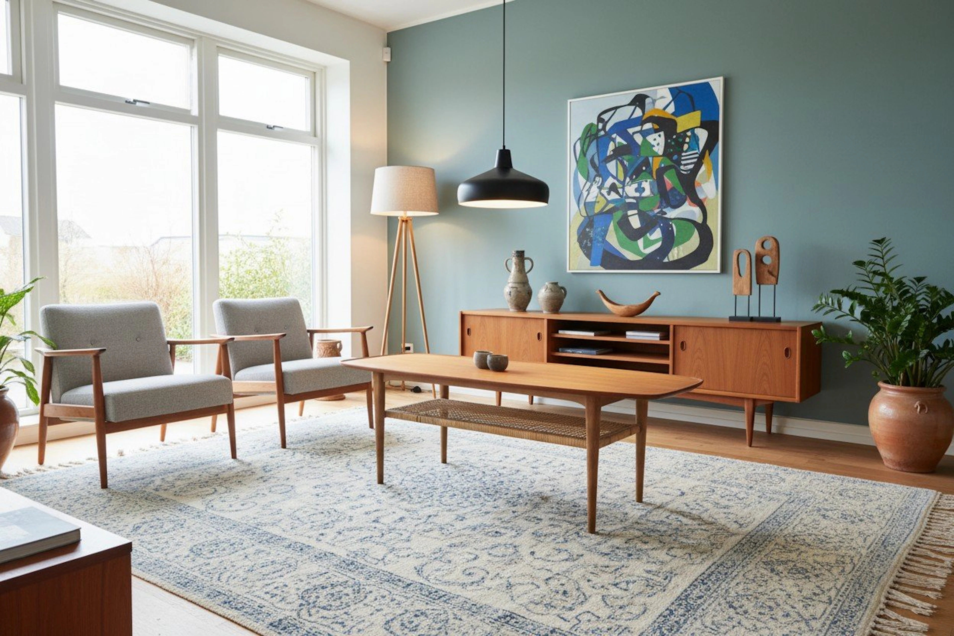 Danskt soffbord av Børge Mogensen för Fredericia Stolefabrik. 143x53x53 cm