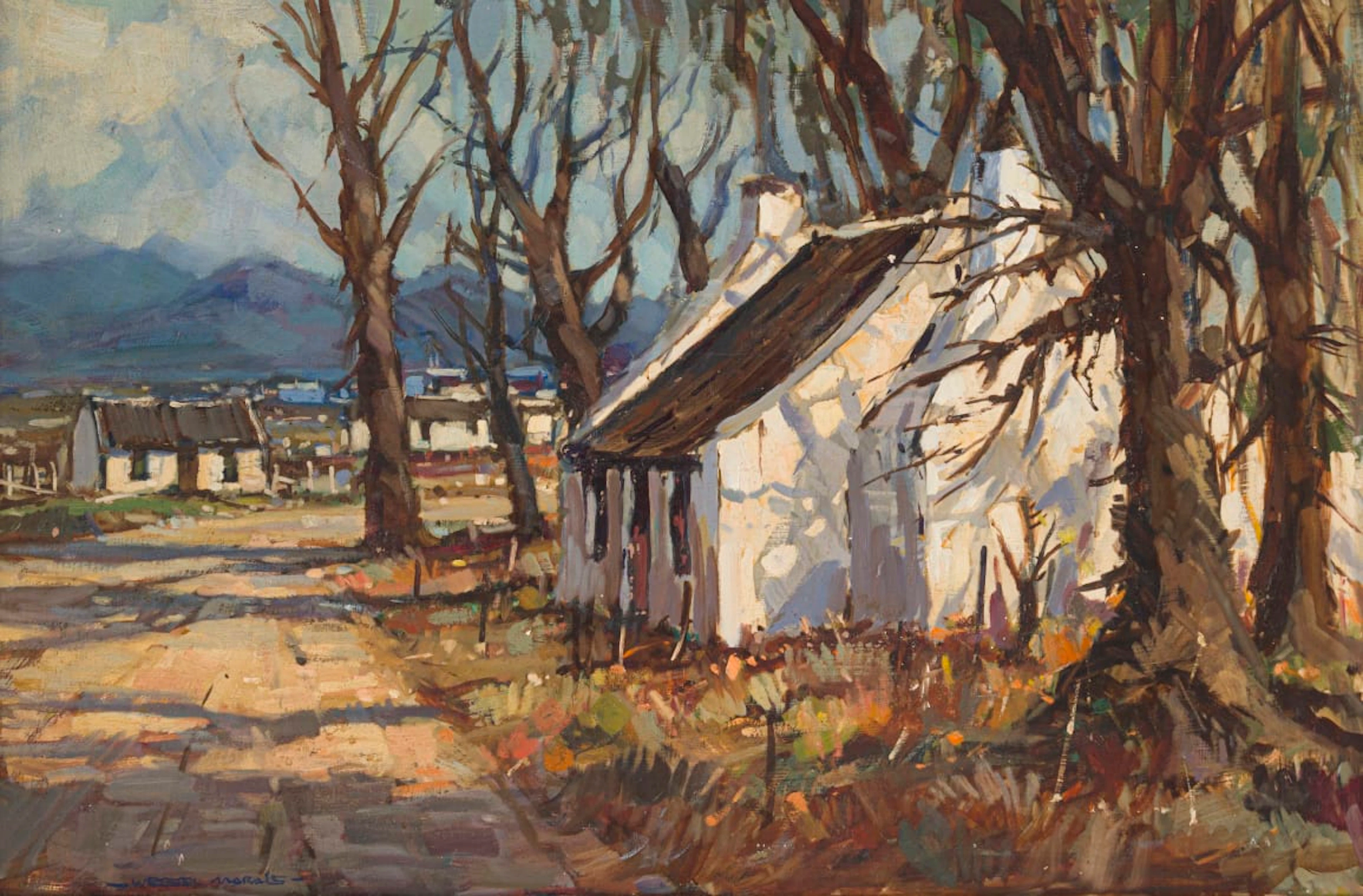 Wessel Marais; Trees and Houses