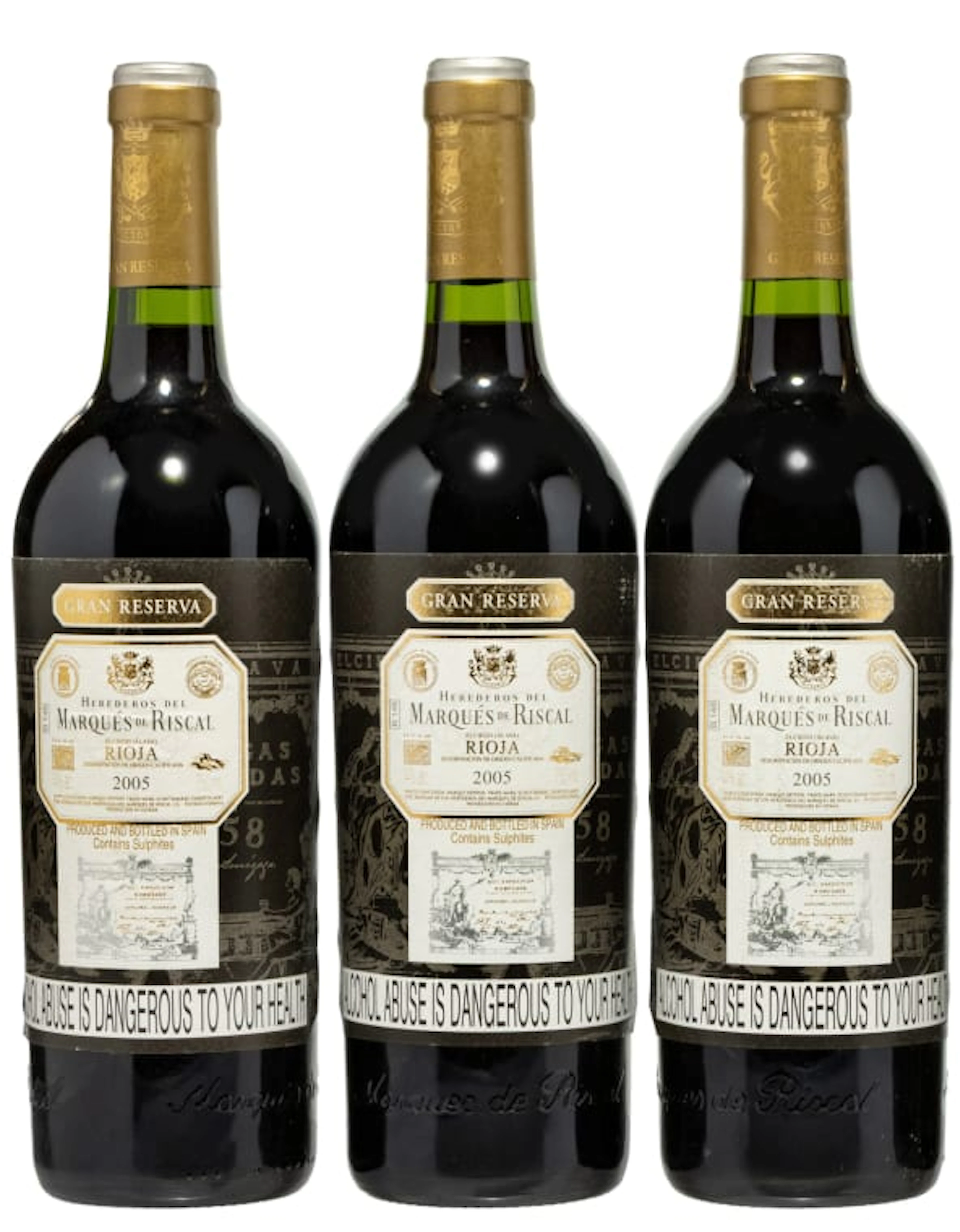 Marques de Riscal; Rioja Gran Reserva; 2005; 3 (1 x 3); 750ml