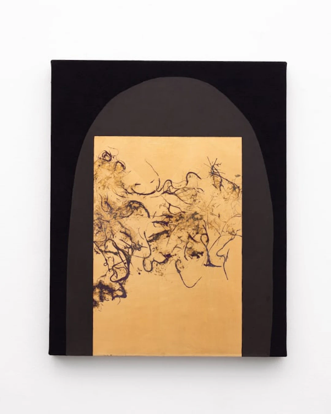 Pierre Vermeulen; Hair Orchid Sweat Print Black 1, Cave Painting Series