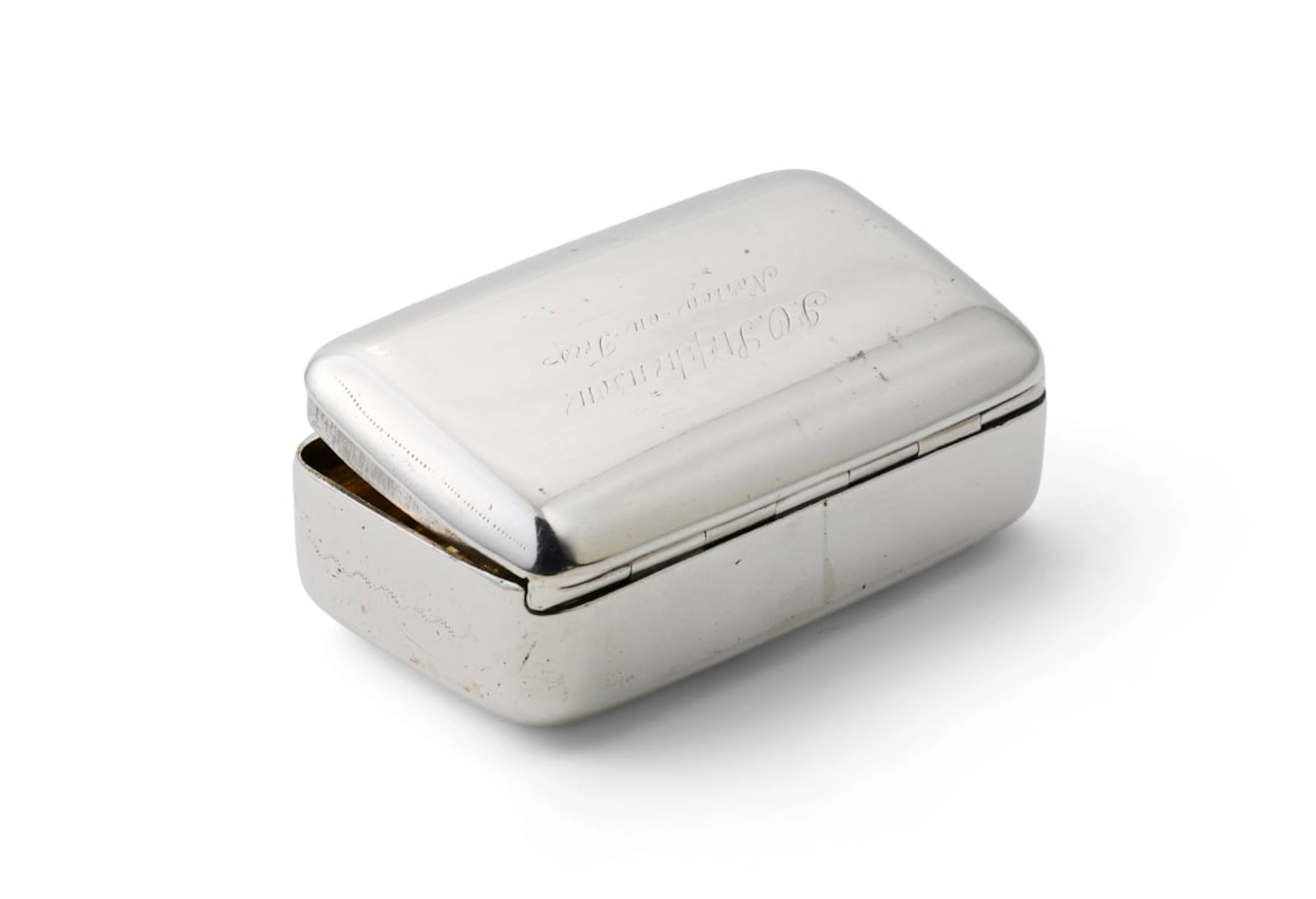 A Cape silver snuff box, Johannes Combrink, c.1814-1853