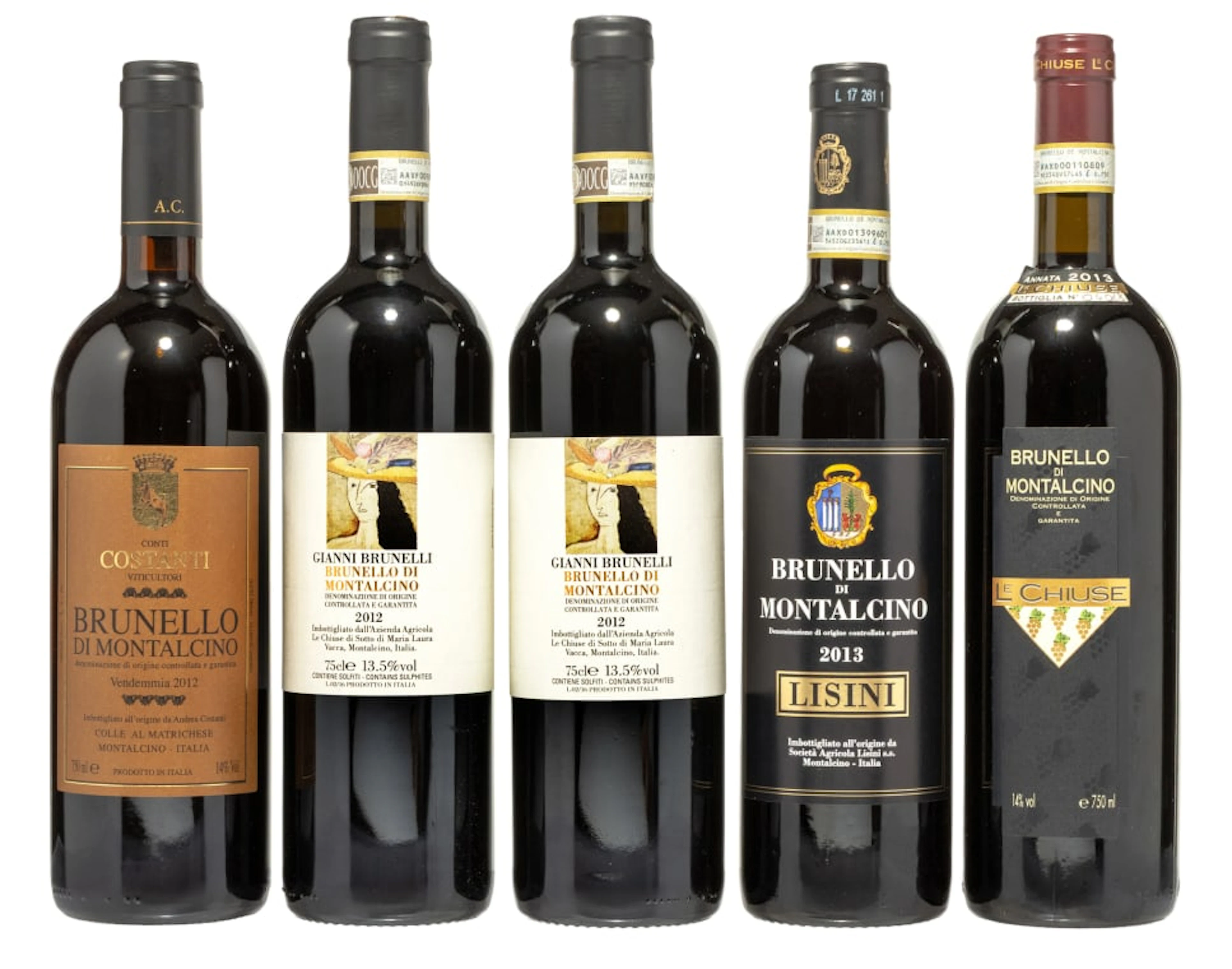 Italian Collection; Conti Costanti,Gianni Brunelli,Le Chiuse,Lisini;