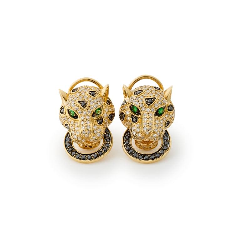 Panther earrings