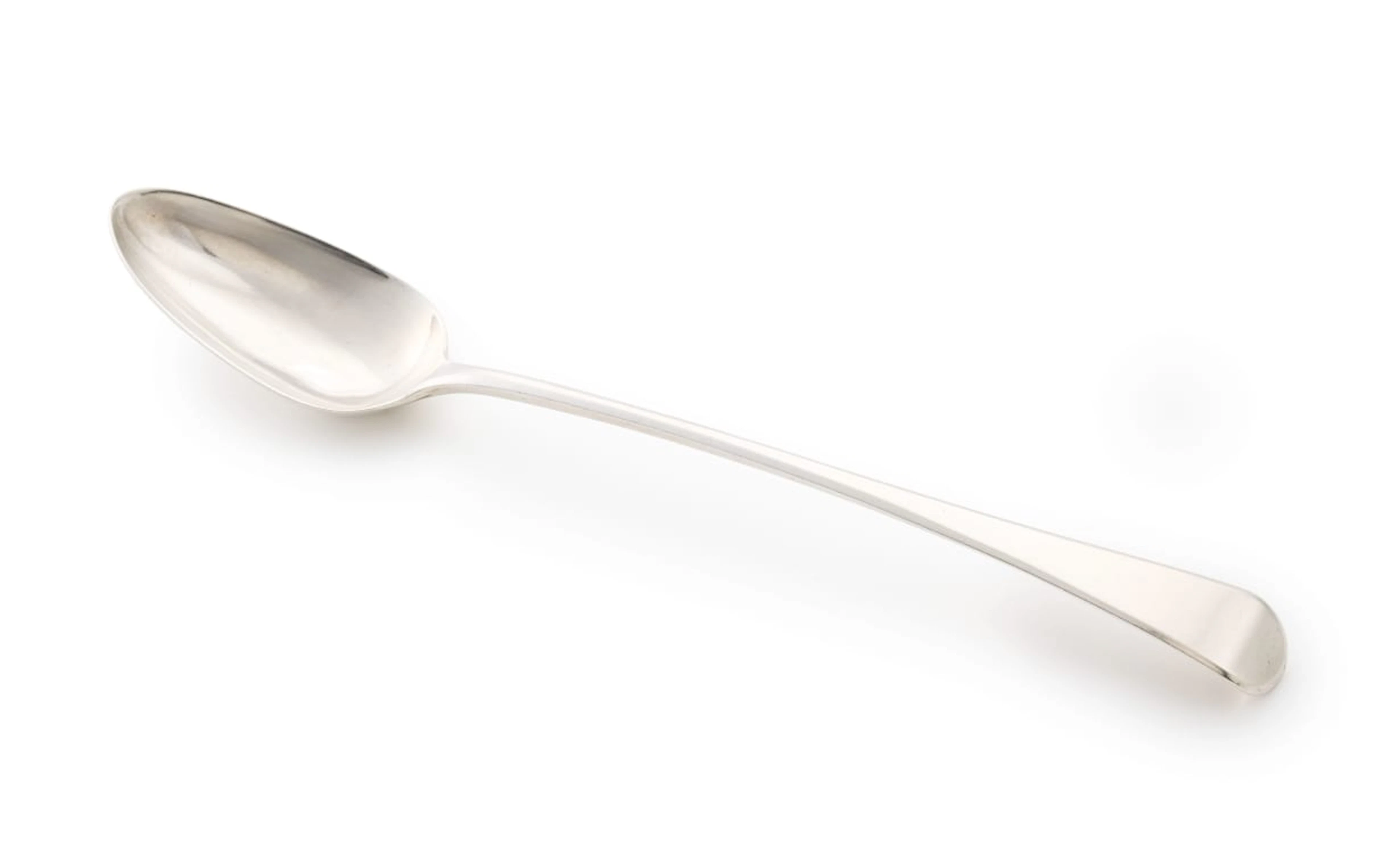 A George III 'Old English' pattern silver basting spoon, Solomon Hougham