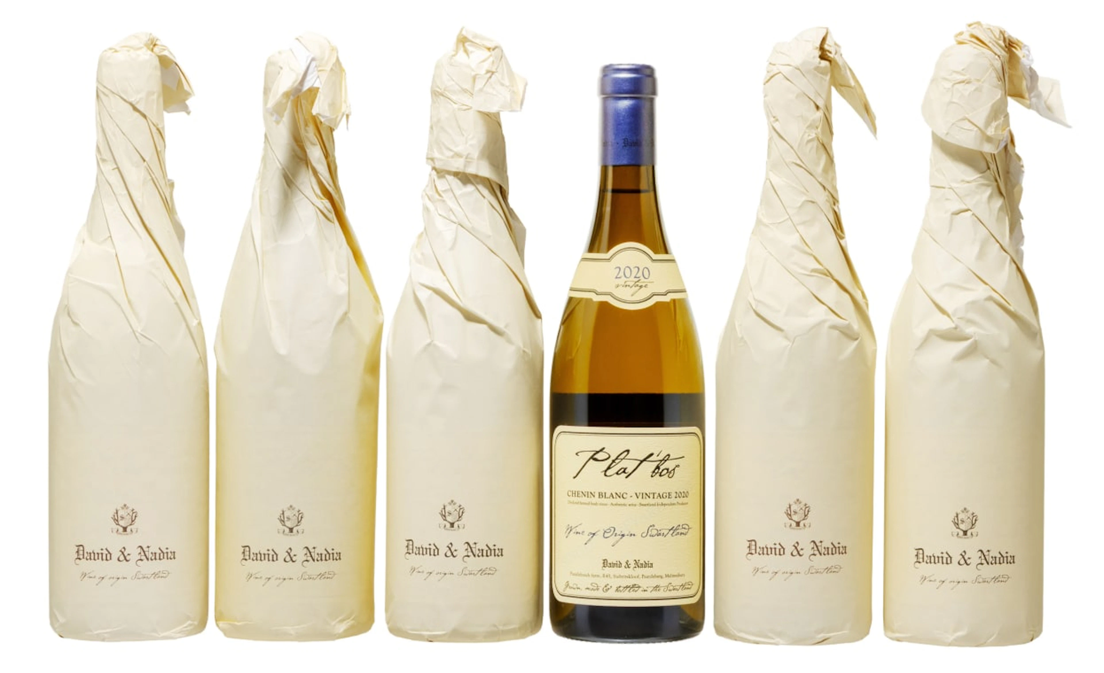 David & Nadia; Plat'bos Chenin Blanc; 2020; 6 (1 x 6); 750ml