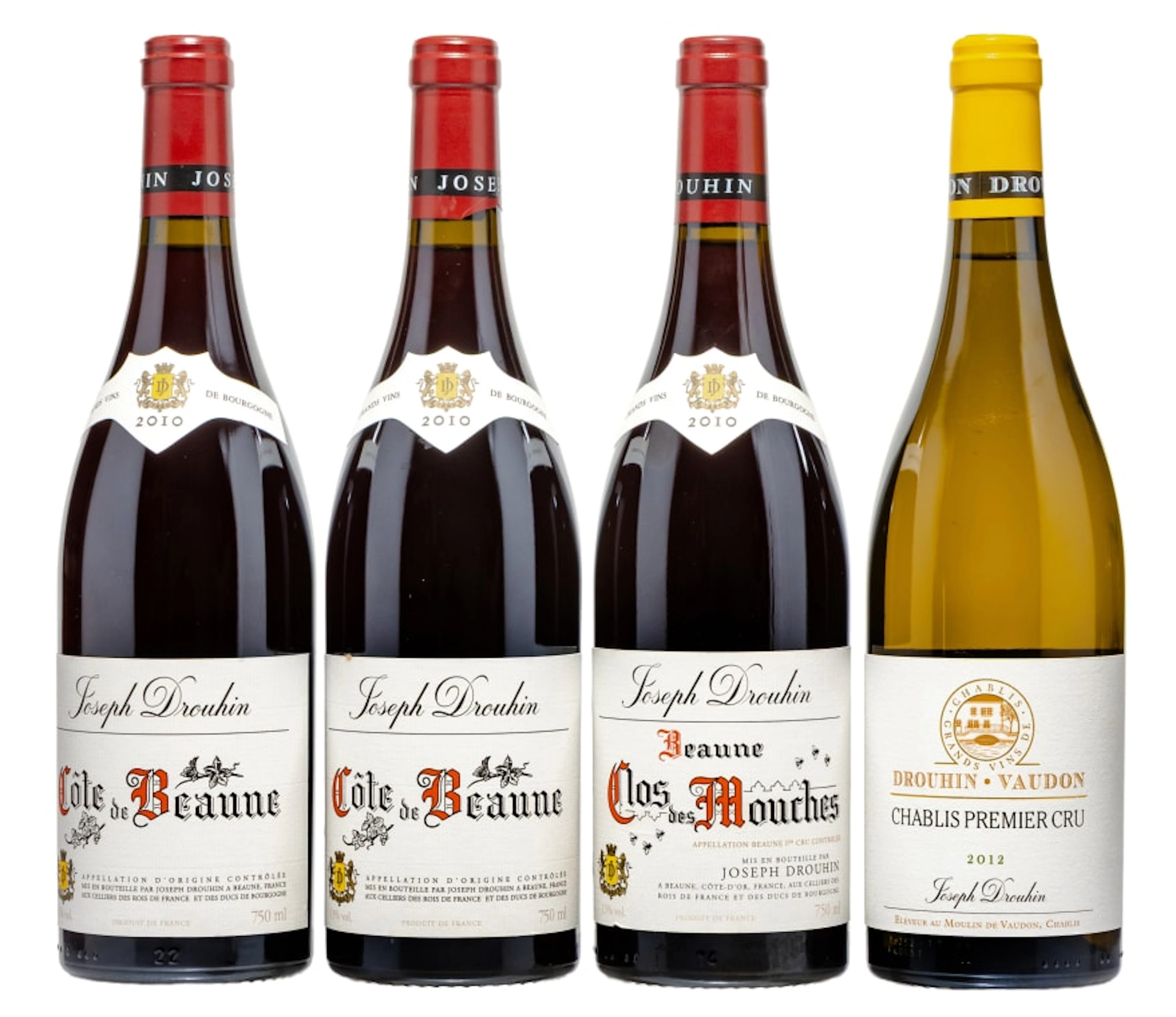 Joseph Drouhin; Collection; 2010, 2012; 4 (1 x 4); 750ml