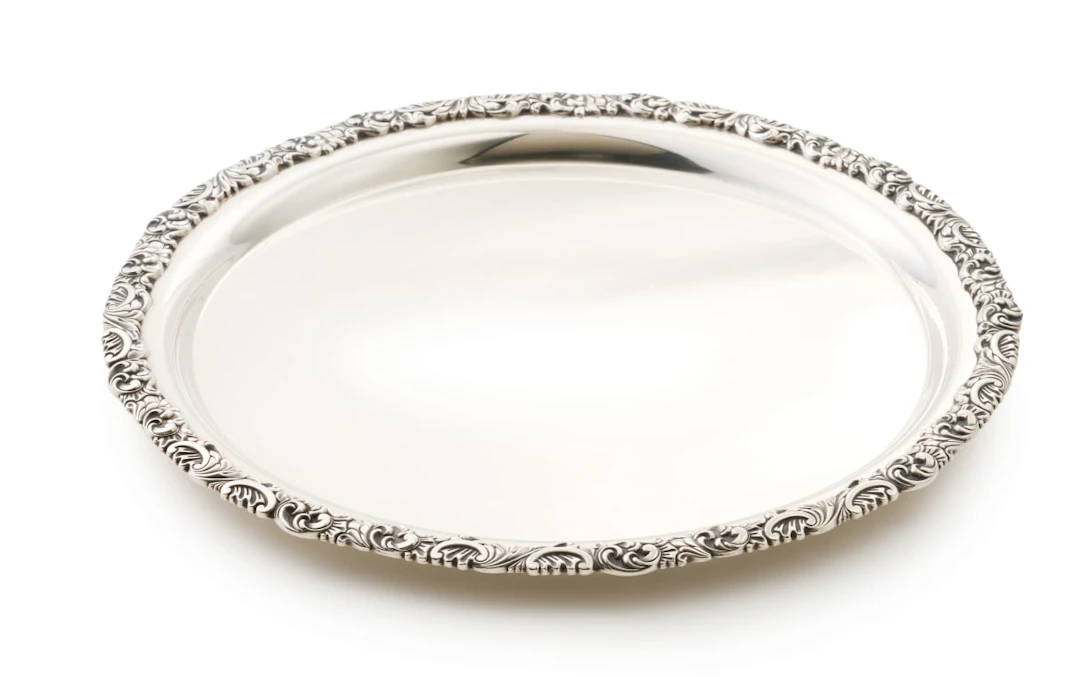 A silver-plated salver, Württembergische Metallwarenfabrik, 20th century