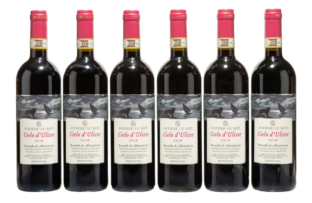 Podere Le Ripi; Brunello di Montalcino Cielo d'Ulisse; 2018; 6 (1 x 6); 750ml