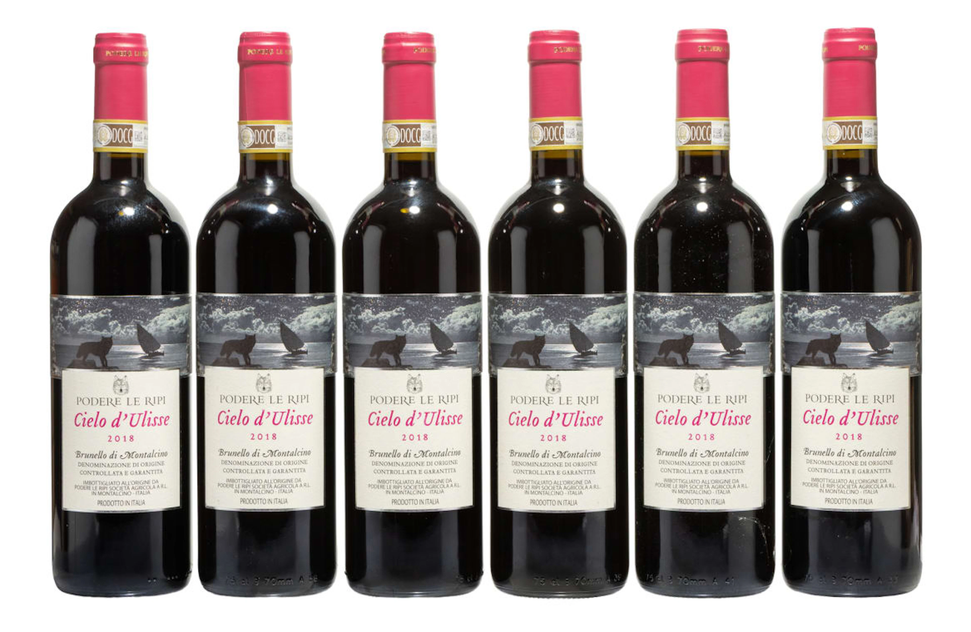 Podere Le Ripi; Brunello di Montalcino Cielo d'Ulisse; 2018; 6 (1 x 6); 750ml