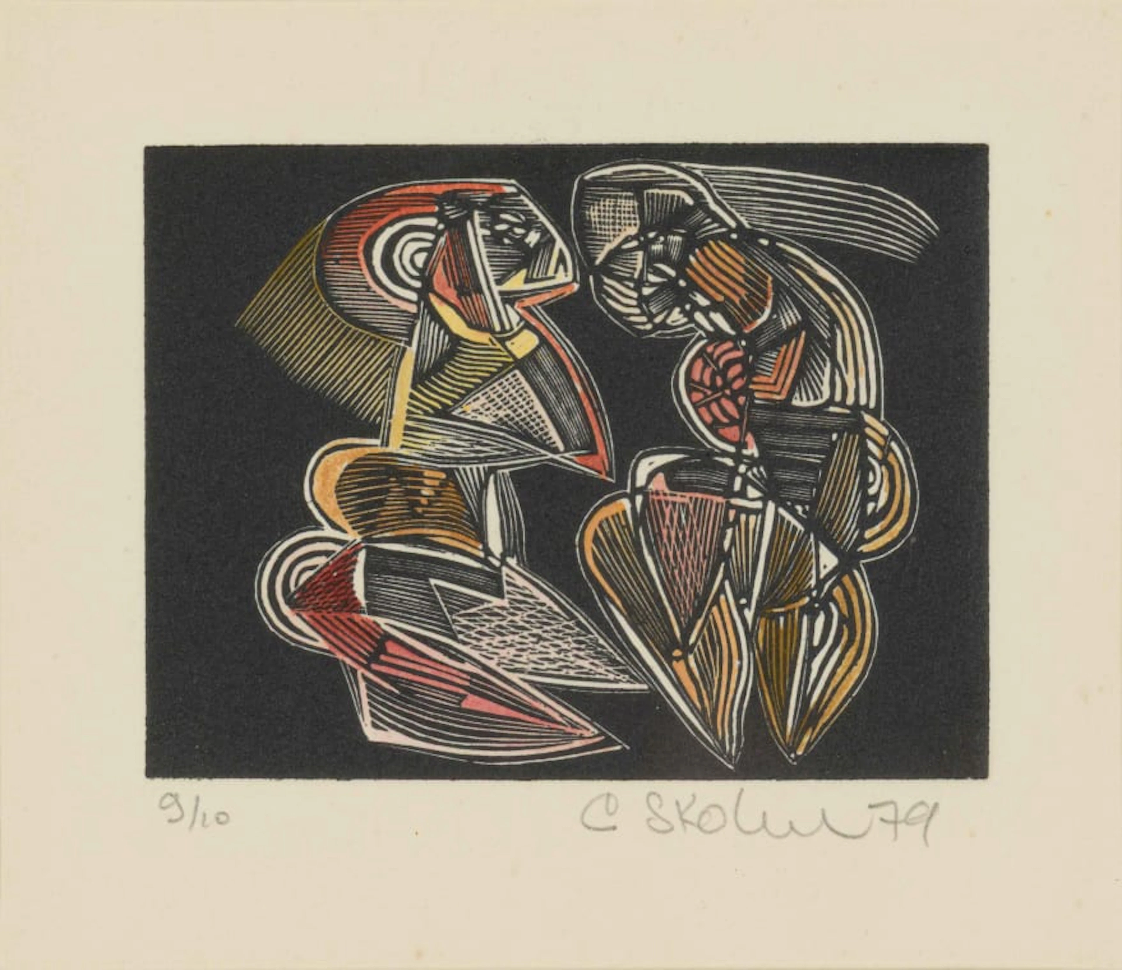 Cecil Skotnes; Two Figures