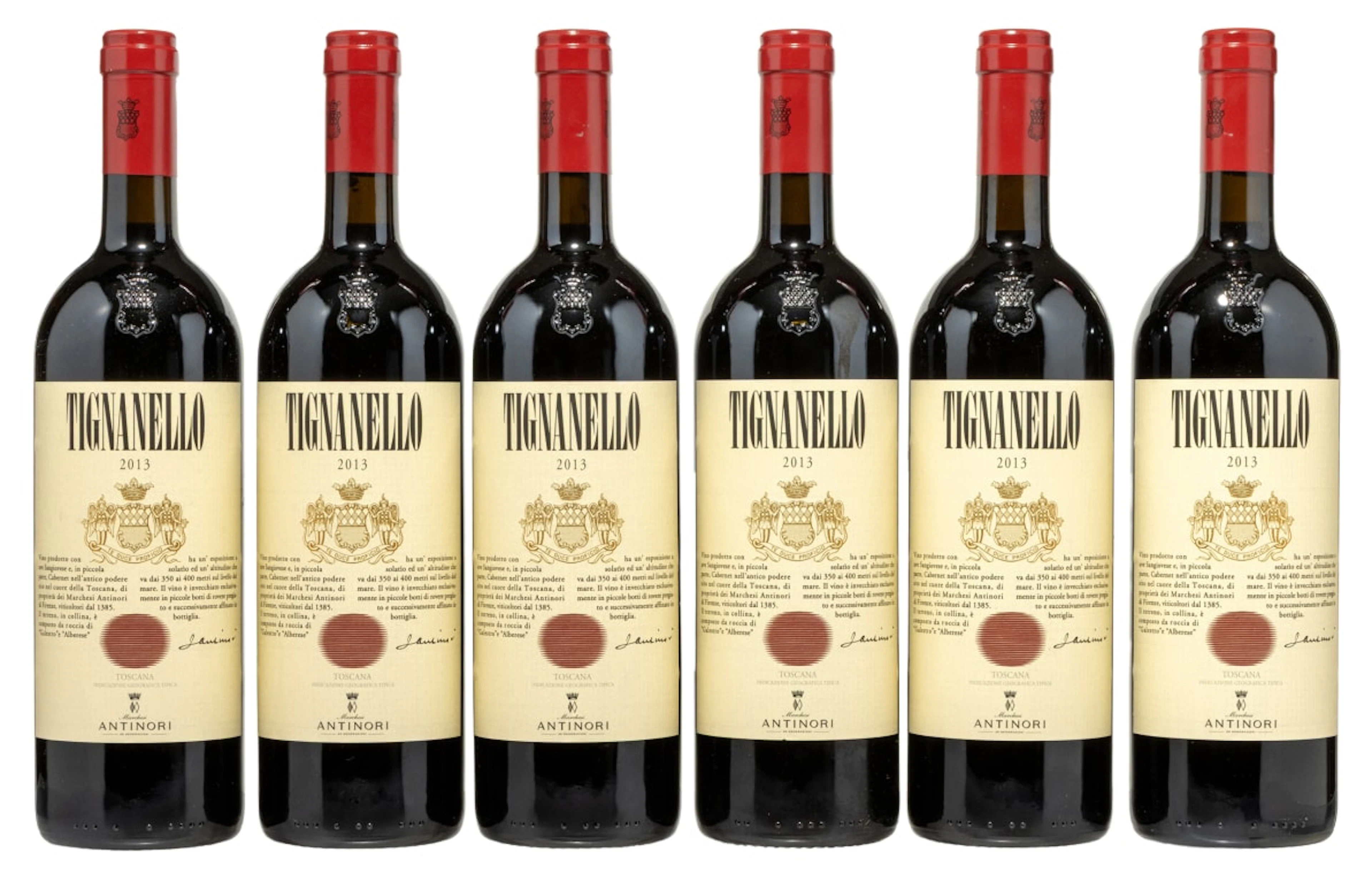 Antinori; Tignanello Toscana; 2013; 6 (1 x 6); 750ml