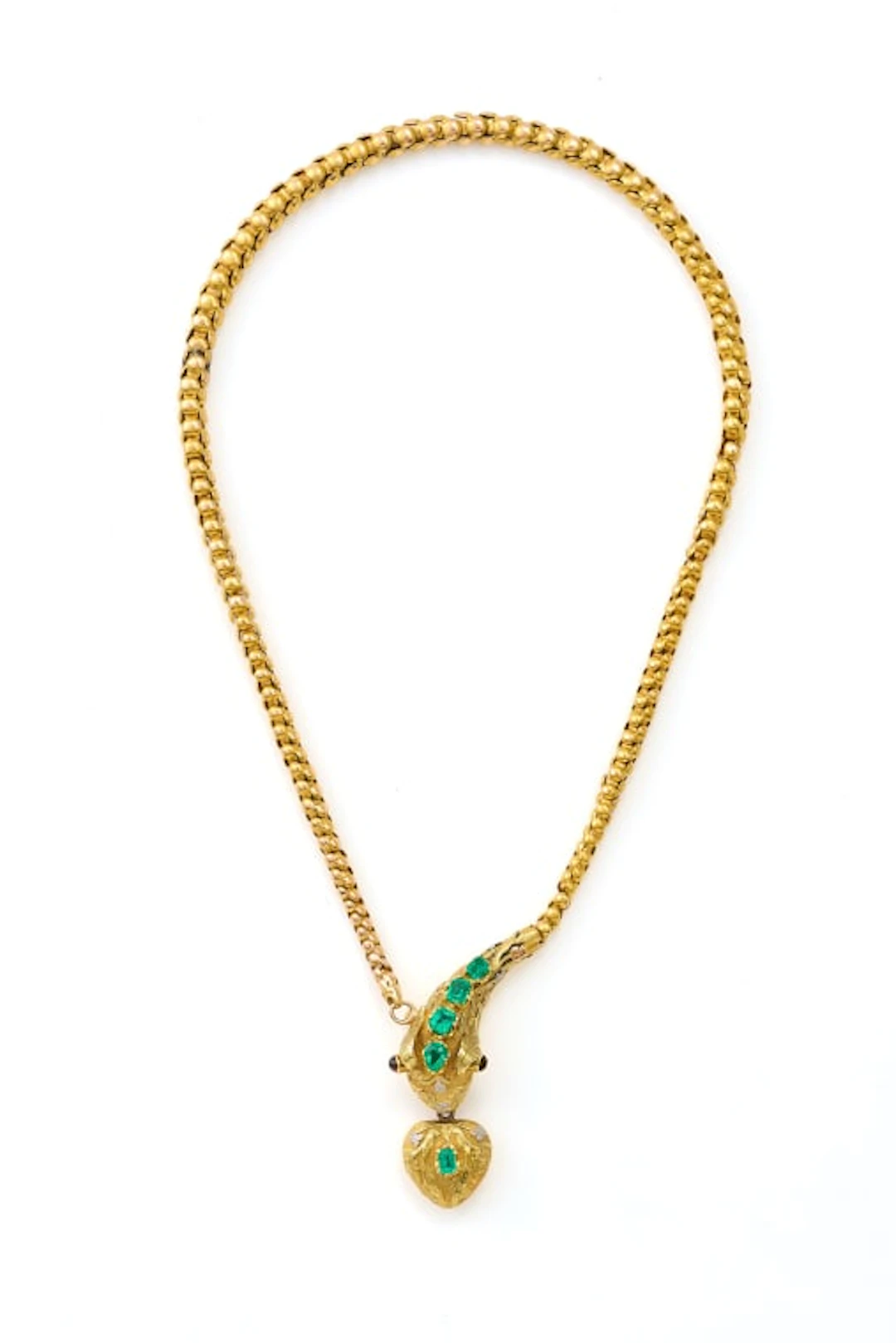 Marshall & Sons; Victorian serpent necklace