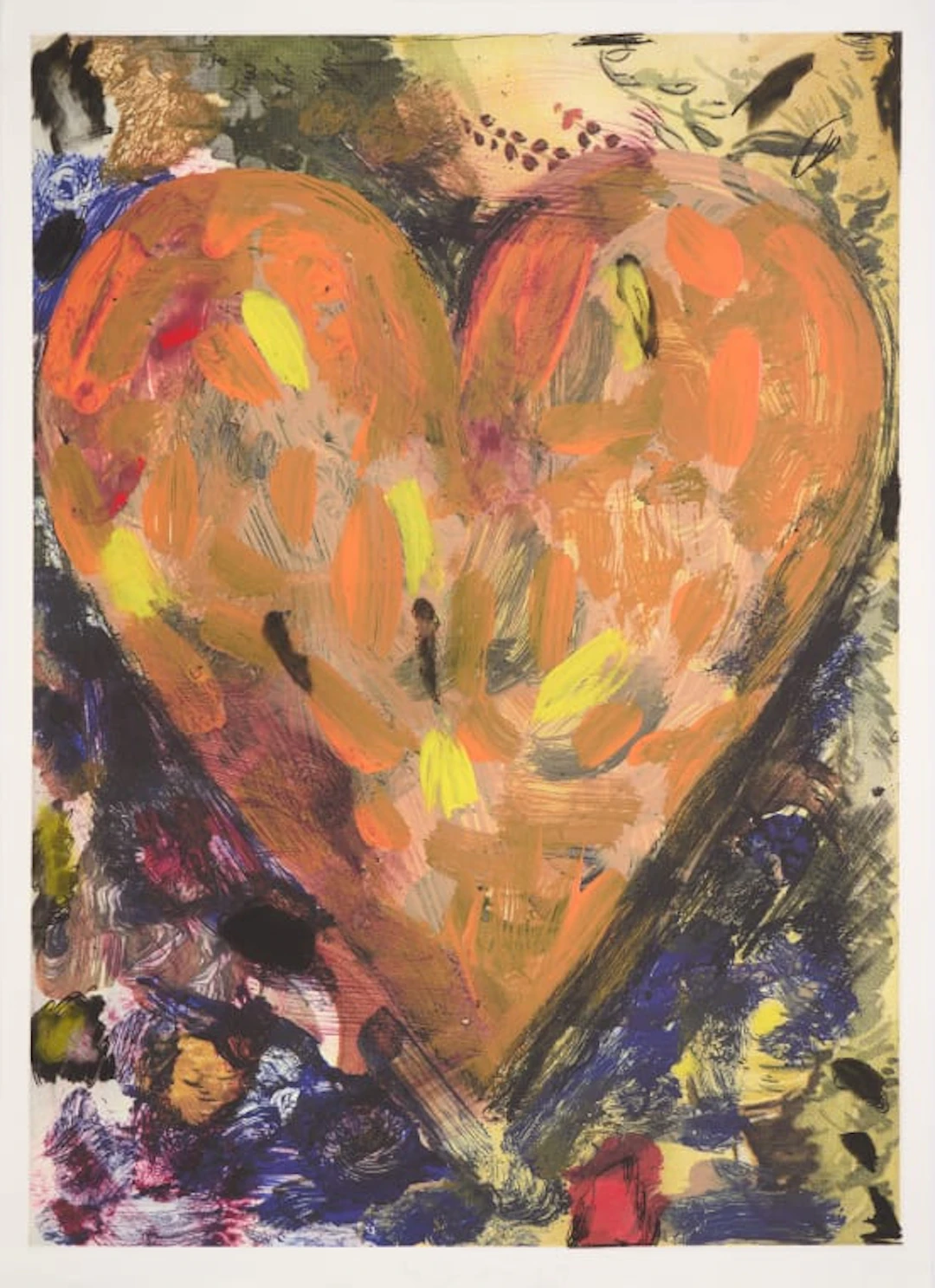 Jim Dine; From the 9 Hearts from Nicolai Strasse series