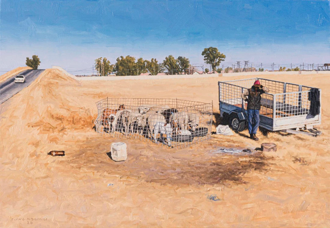 Sipho Ndlovu; Selling Goats and Sheeps in Zamdela Sasolburg
