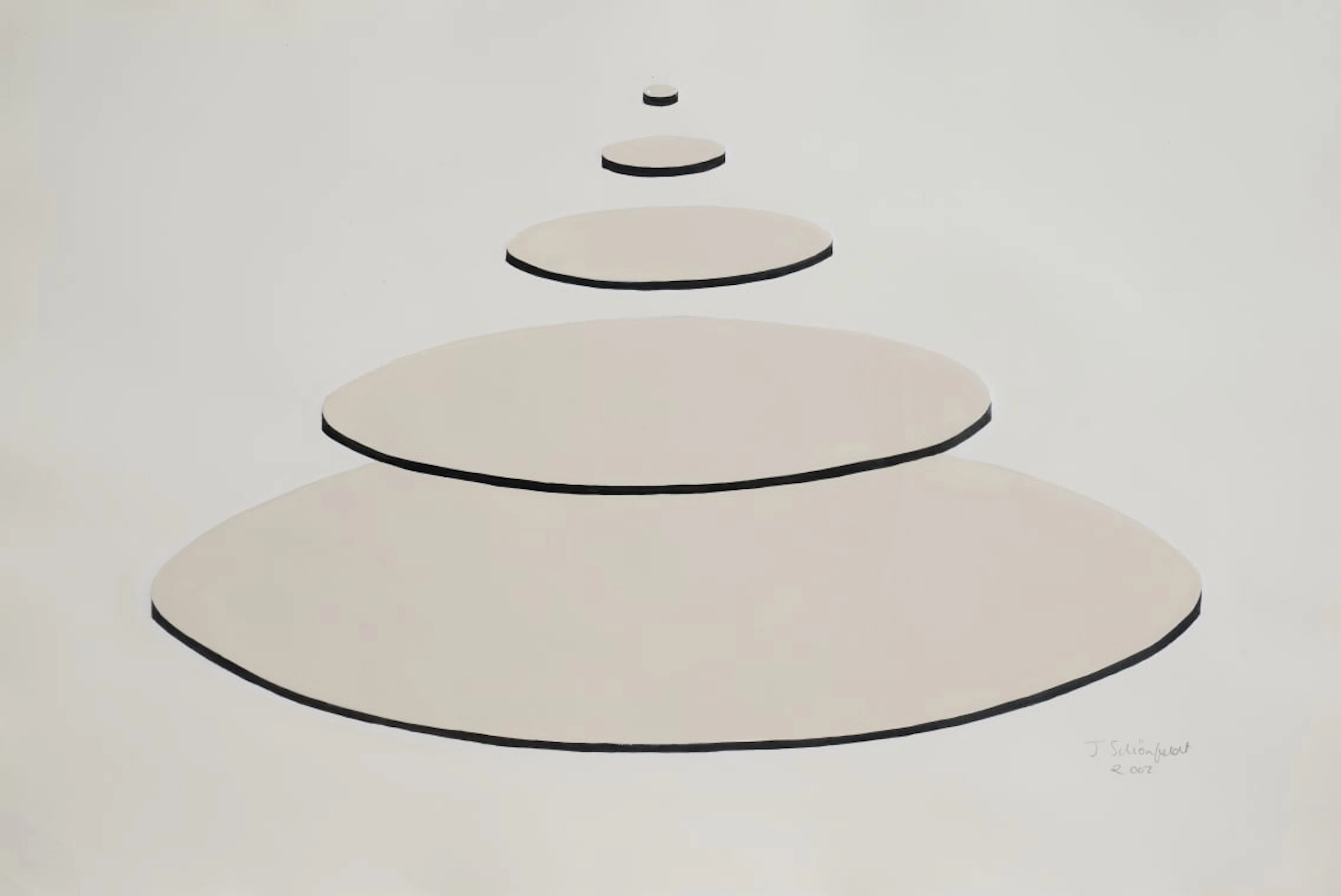 Joachim Schönfeldt; Social Pyramid Diagram (Beige), from The Model Men series