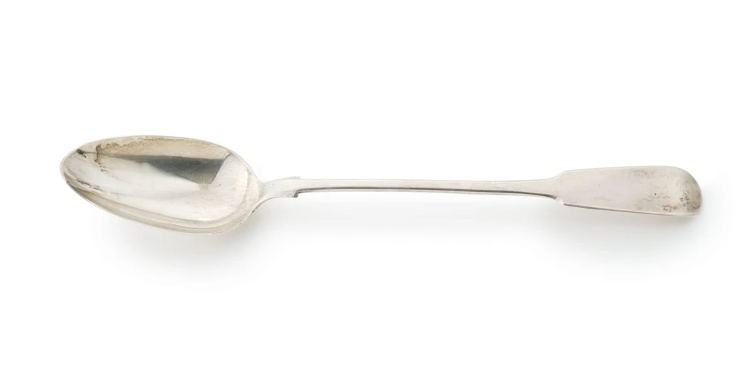 A Victorian silver Fiddle pattern serving ladle, James McKay, Edinburgh, 1859