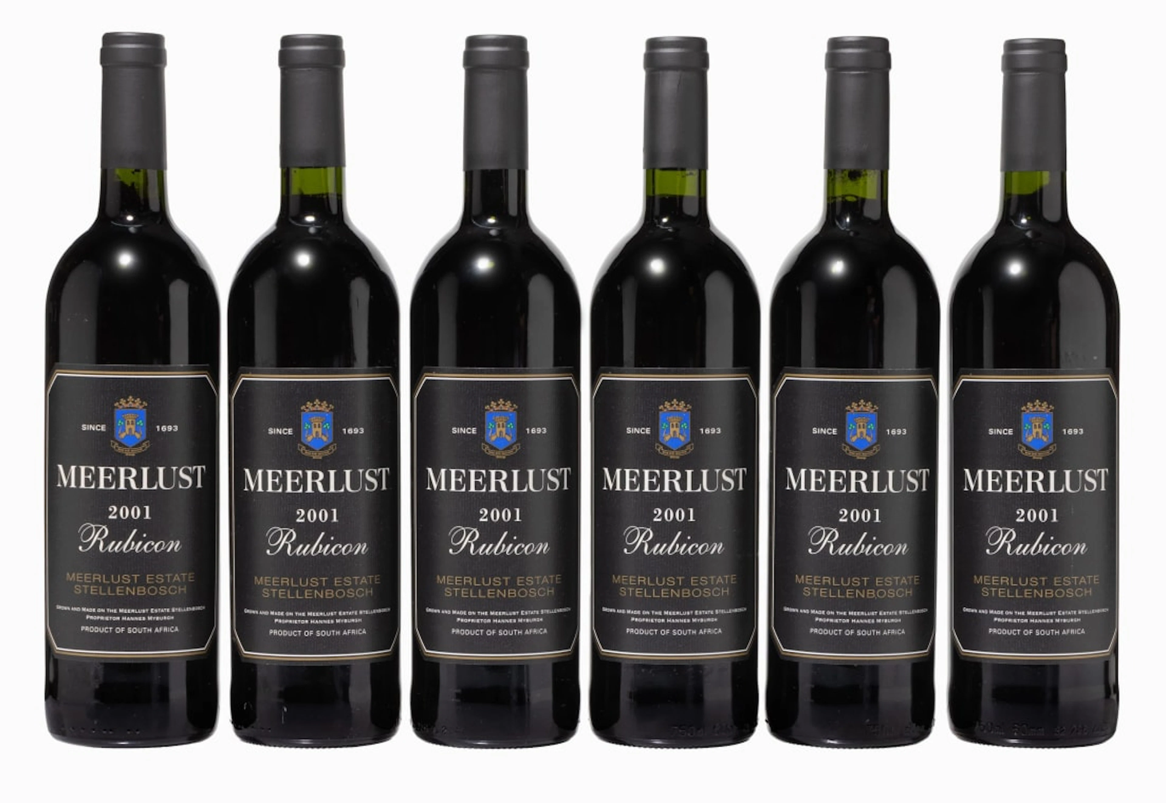 Meerlust; Rubicon; 2001; 6 (1 x 6); 750ml