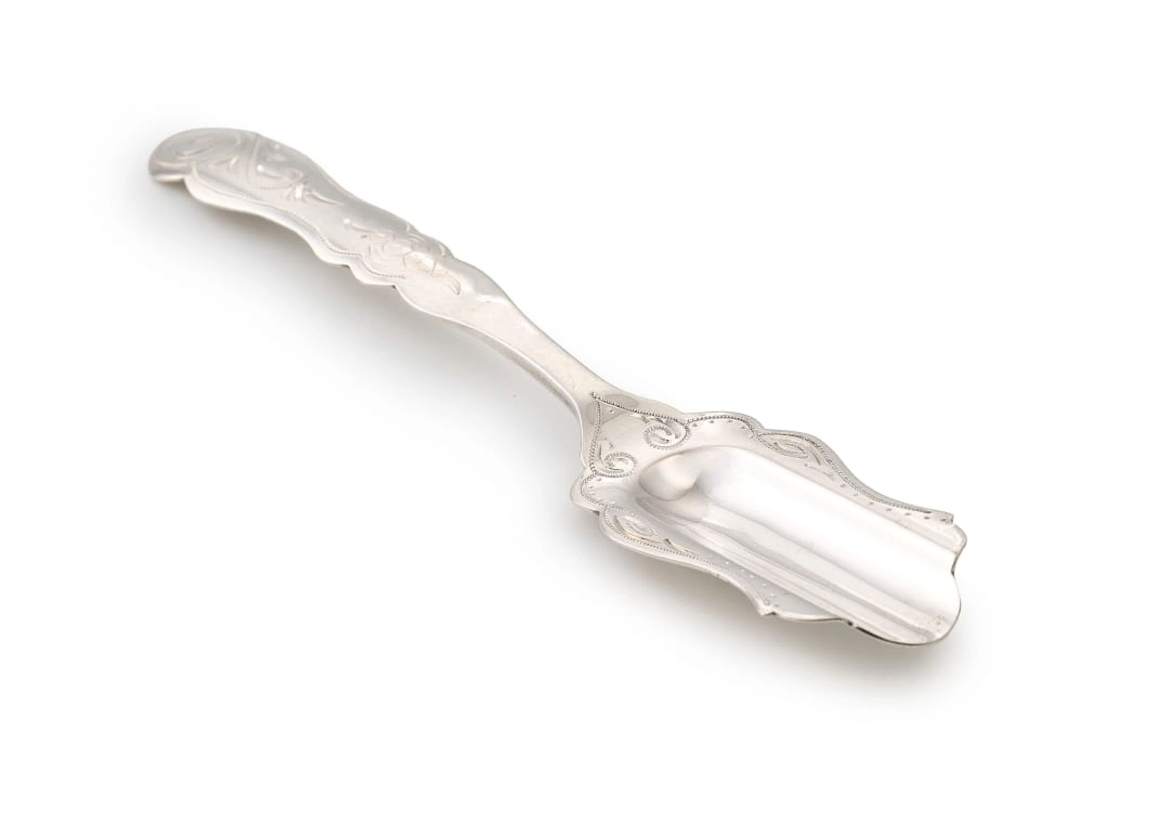 A Dutch silver sugar spoon, .833 standard,1993