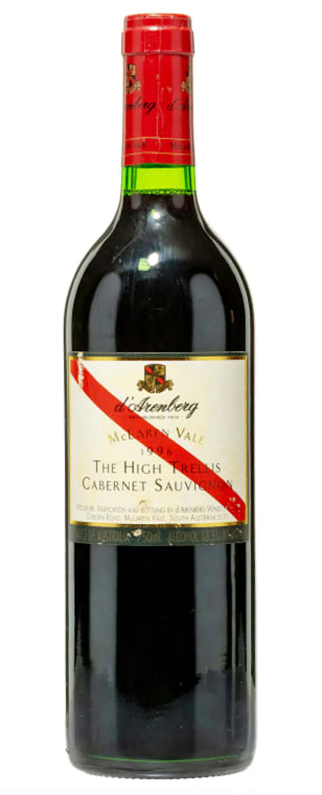 d'Arenberg; The High Trellis Cabernet Sauvignon; 1996; 1 (1 x 1); 750ml