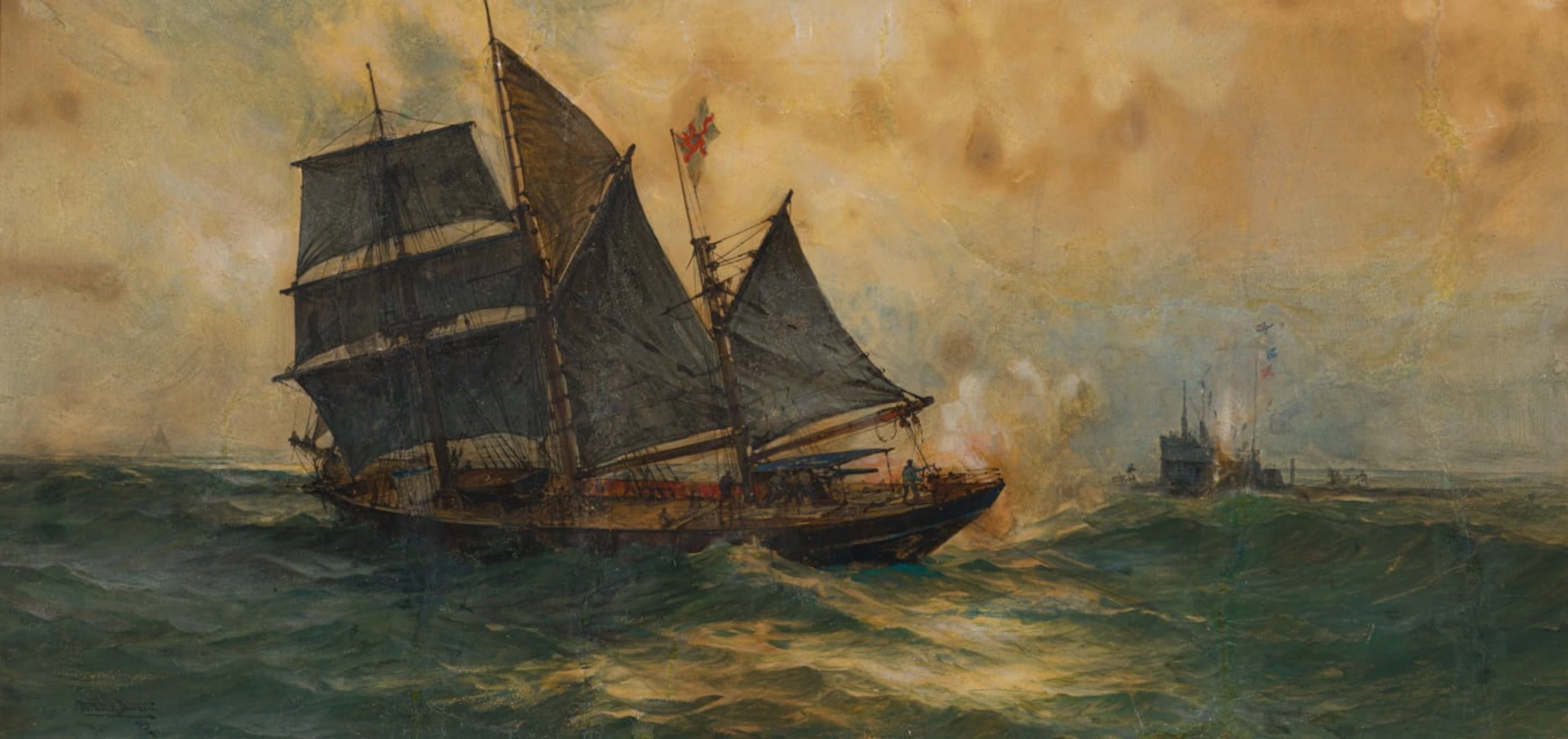 Montague Dawson; Under Sail