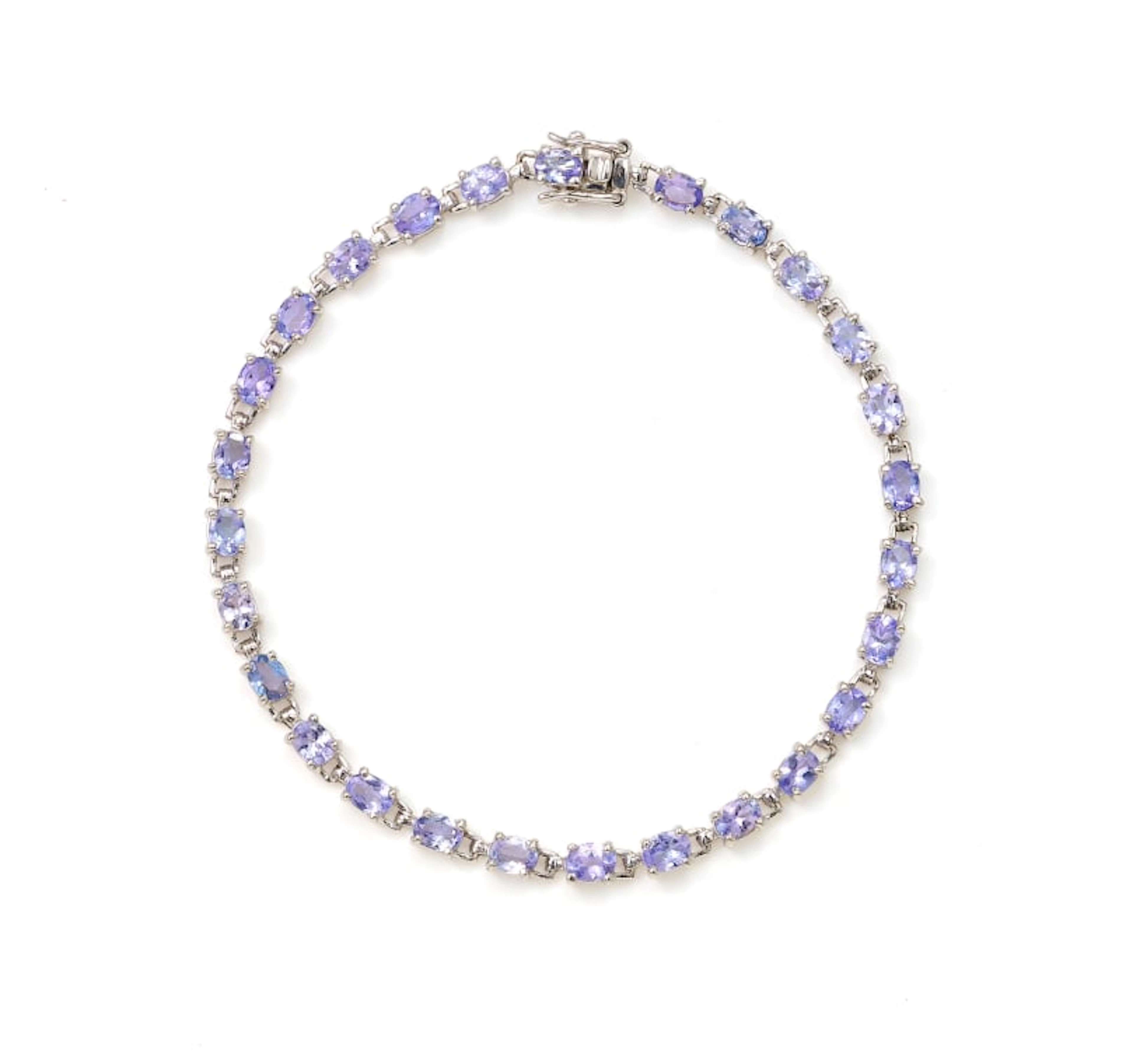 Tanzanite tennis bracelet