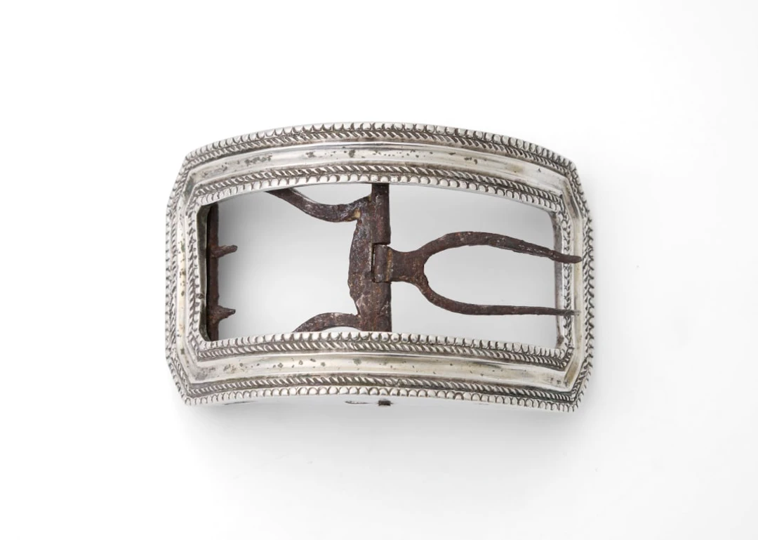 A Cape silver buckle, Willem Godfried Lotter, 1810-1835