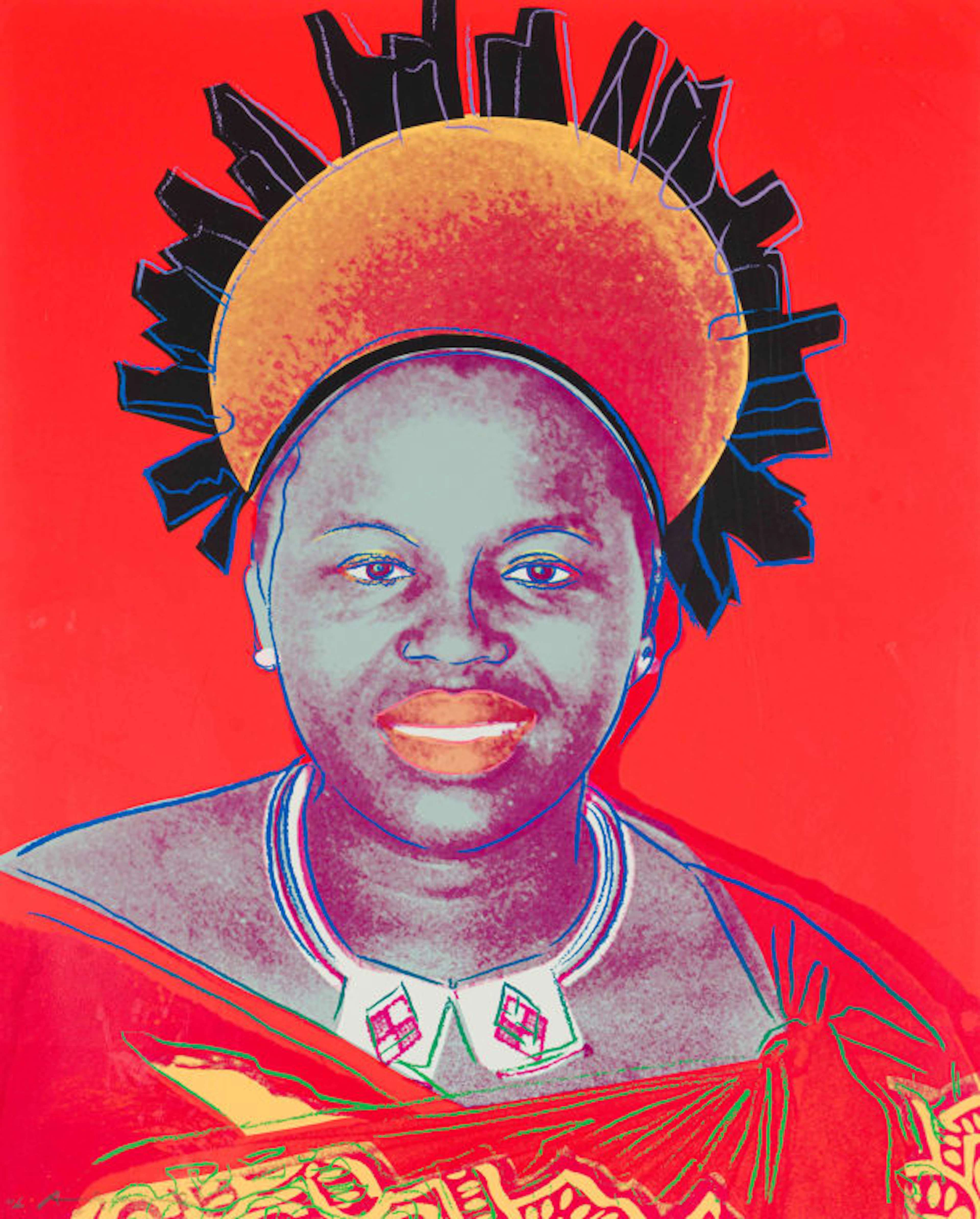 Andy Warhol; Queen Ntombi Twala of Swaziland, Reigning Queens series