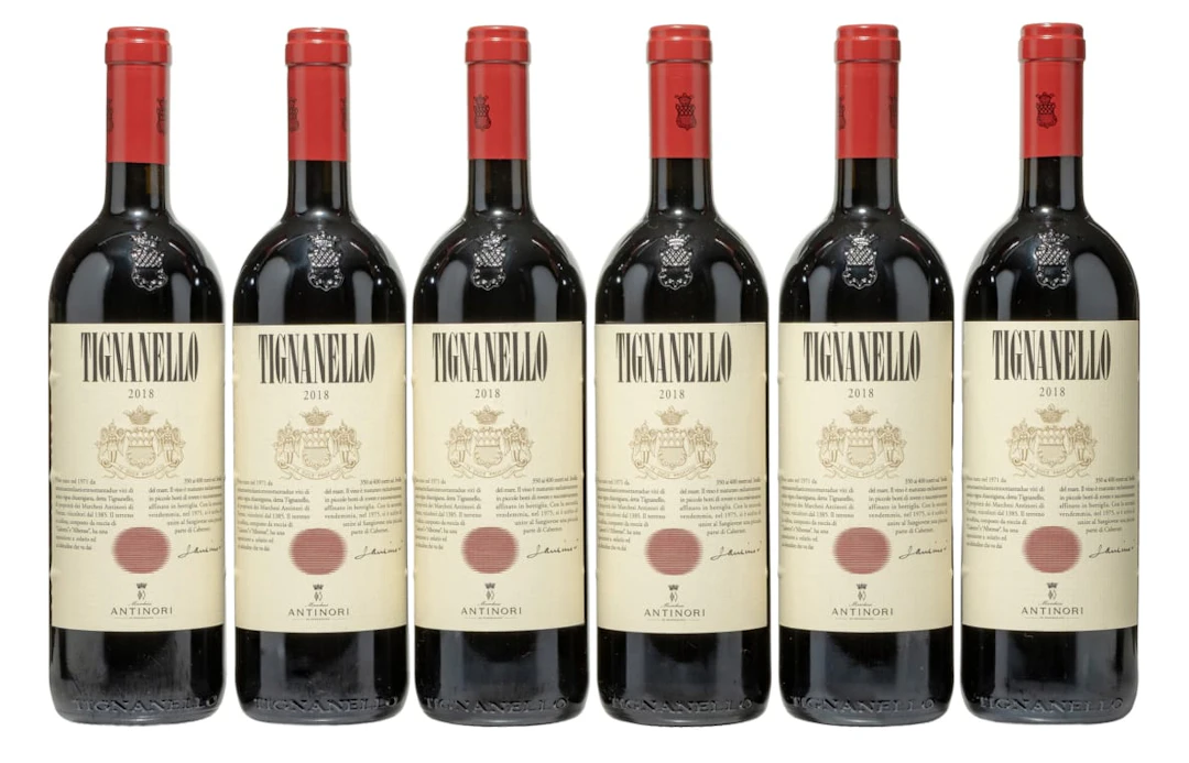 Antinori; Tignanello Toscana; 2018; 6 (1 x 6); 750ml