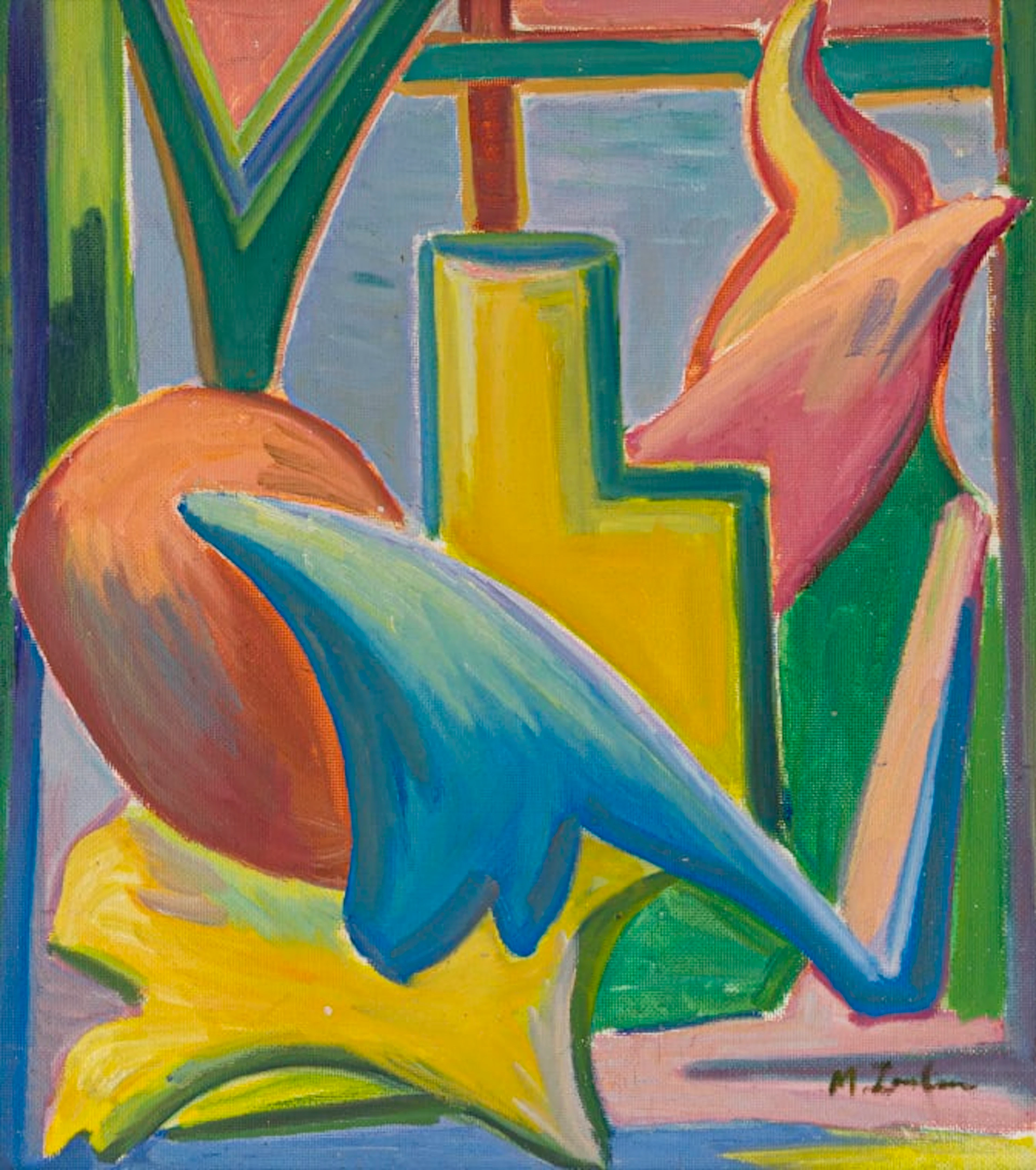 Maggie Laubser; Abstract Composition