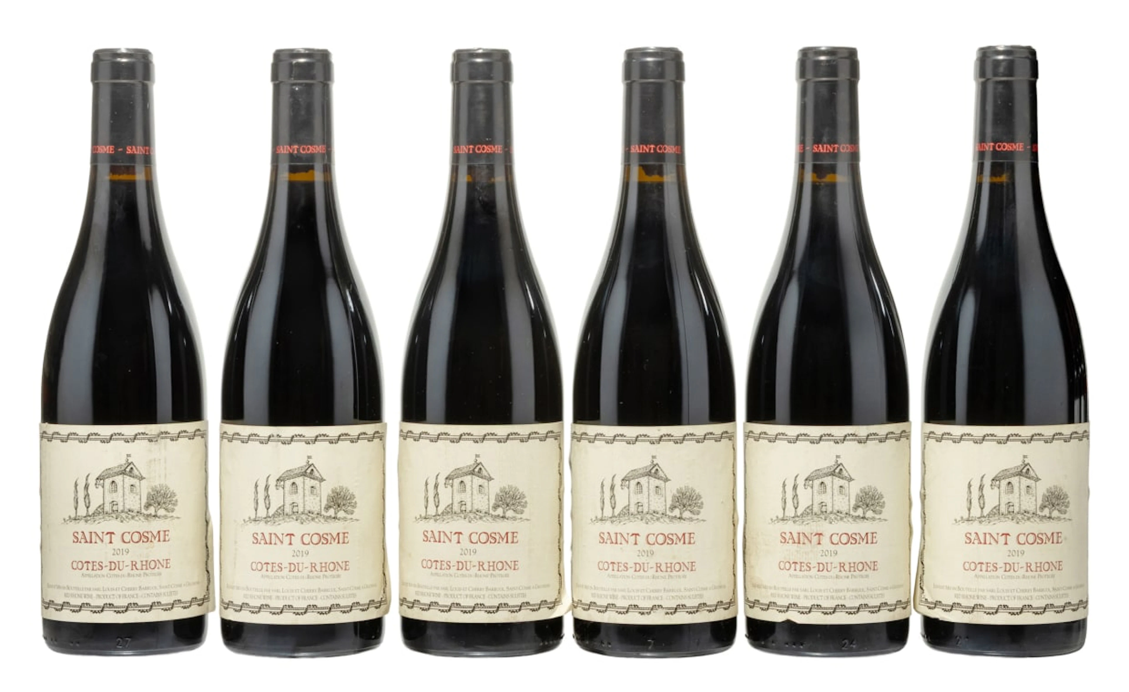 Saint Cosme; Côtes du Rhône; 2019; 6 (1 x 6); 750ml