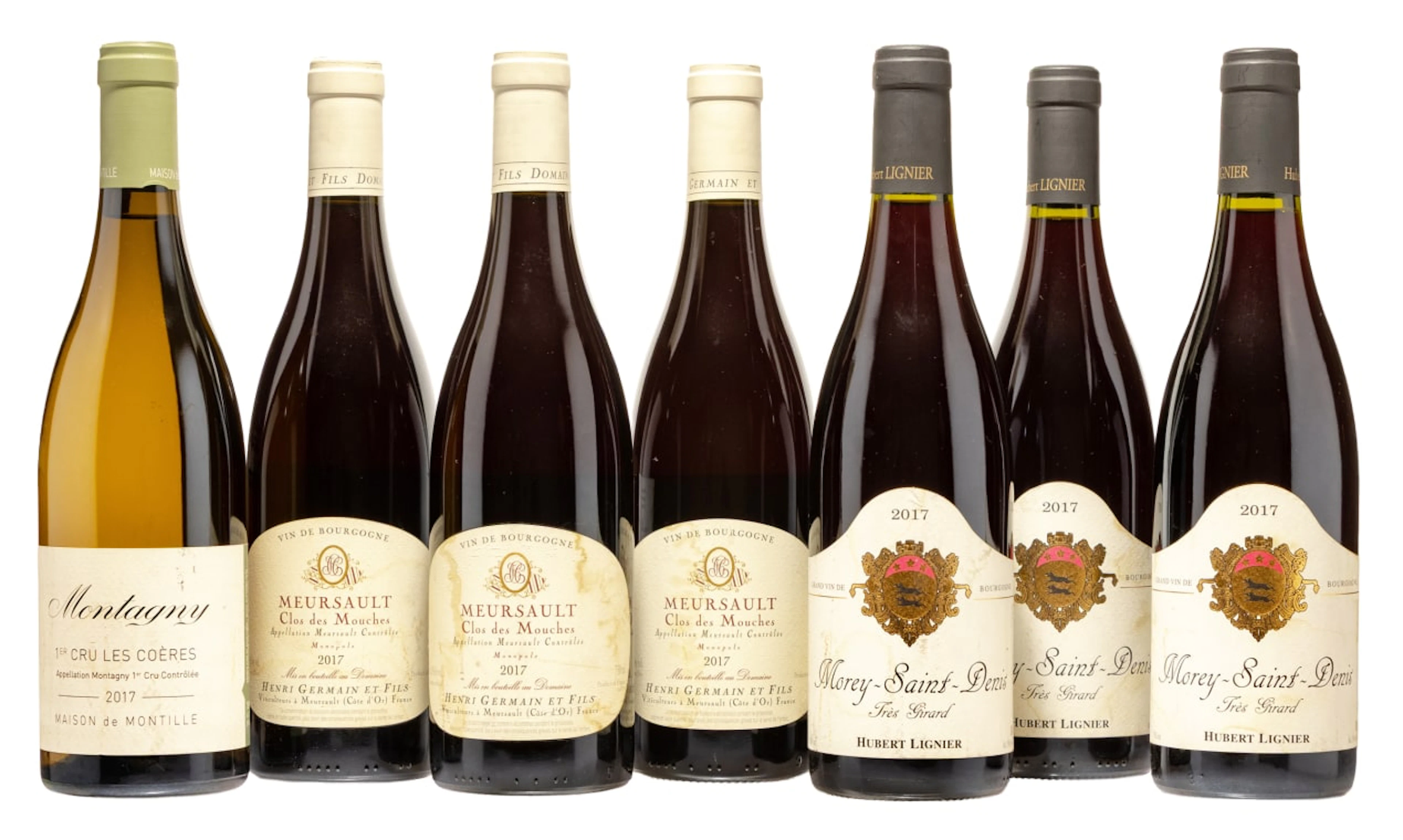 Burgundy Collection; de Montille, Henri Germain et Fils, Hubert Lignier;