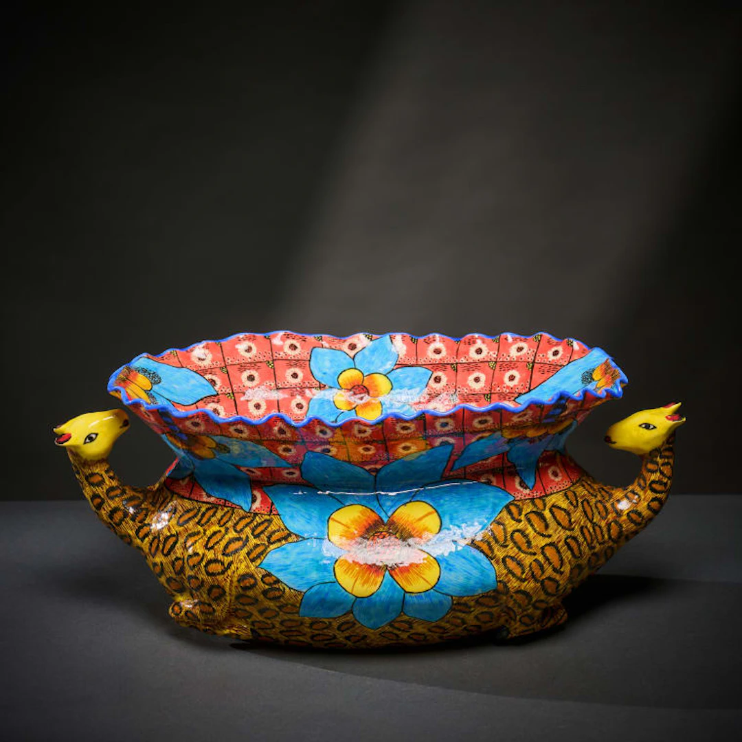 Ardmore Ceramic Studio; Giraffe bowl