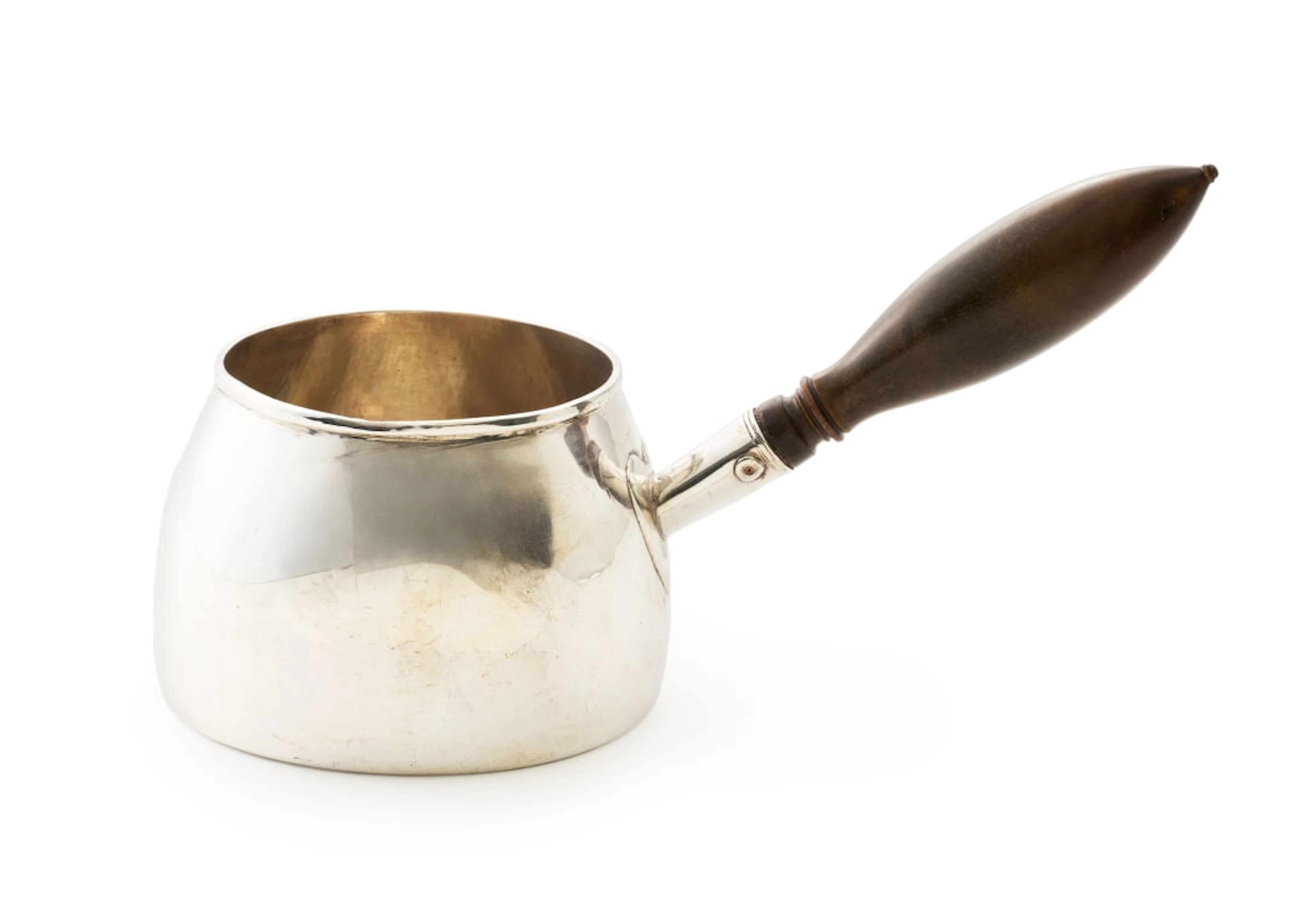 A Victorian silver saucepan, George Cowie, London, 1843
