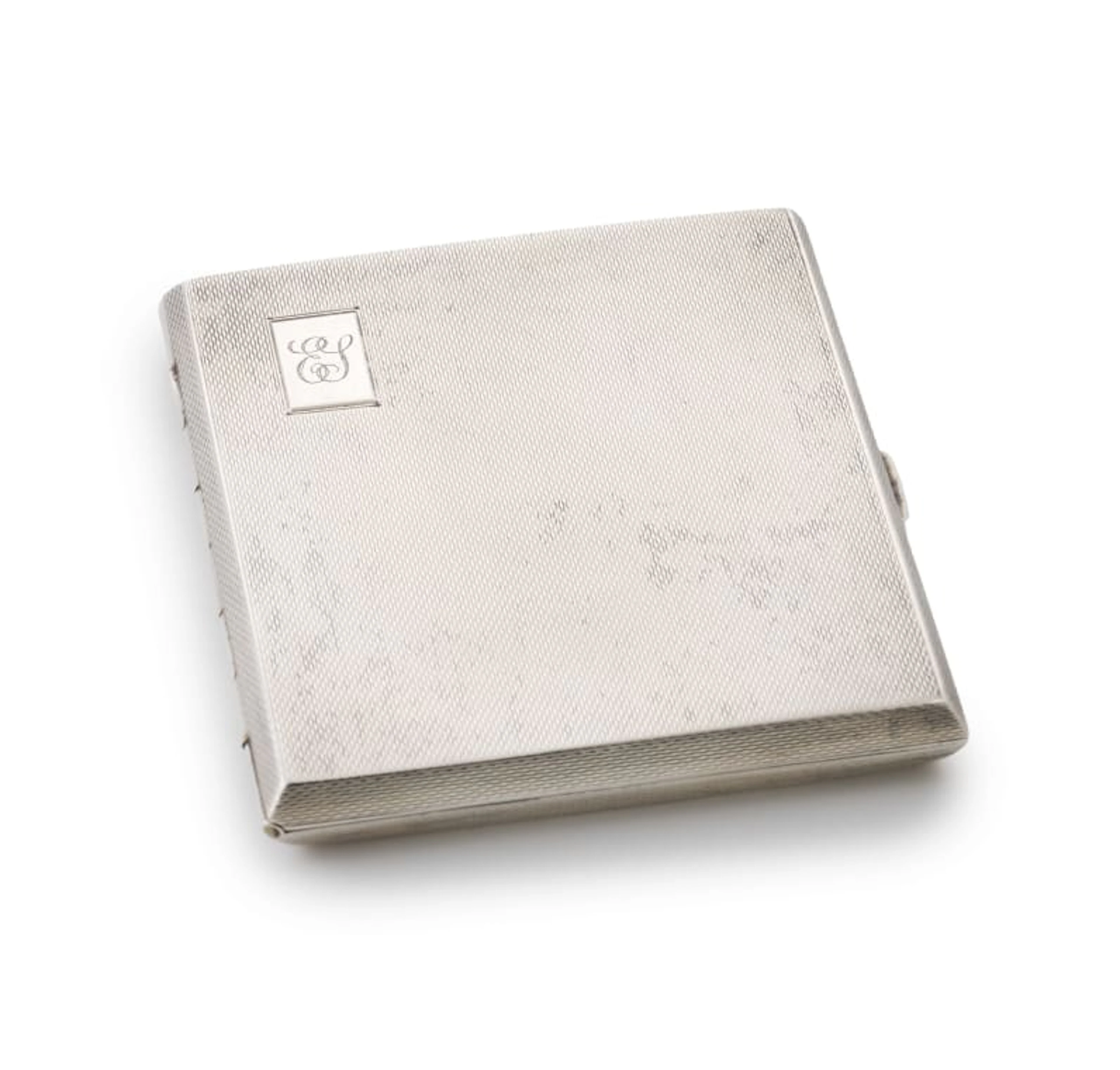 A George VI silver cigarette case, S Blanckensee & Son Ltd, Chester, 1938
