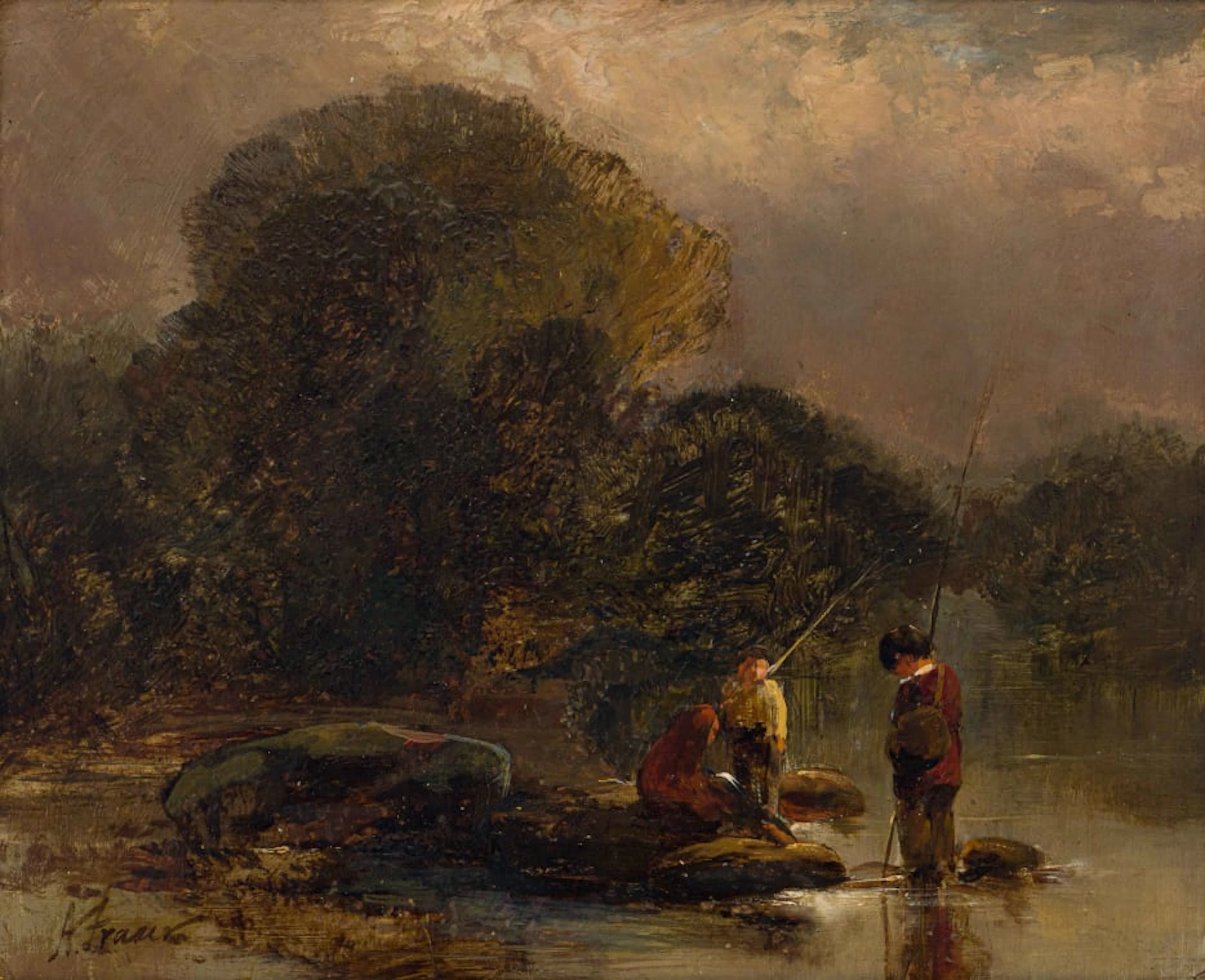 Circle of Alexander Fraser; A Rare Pool