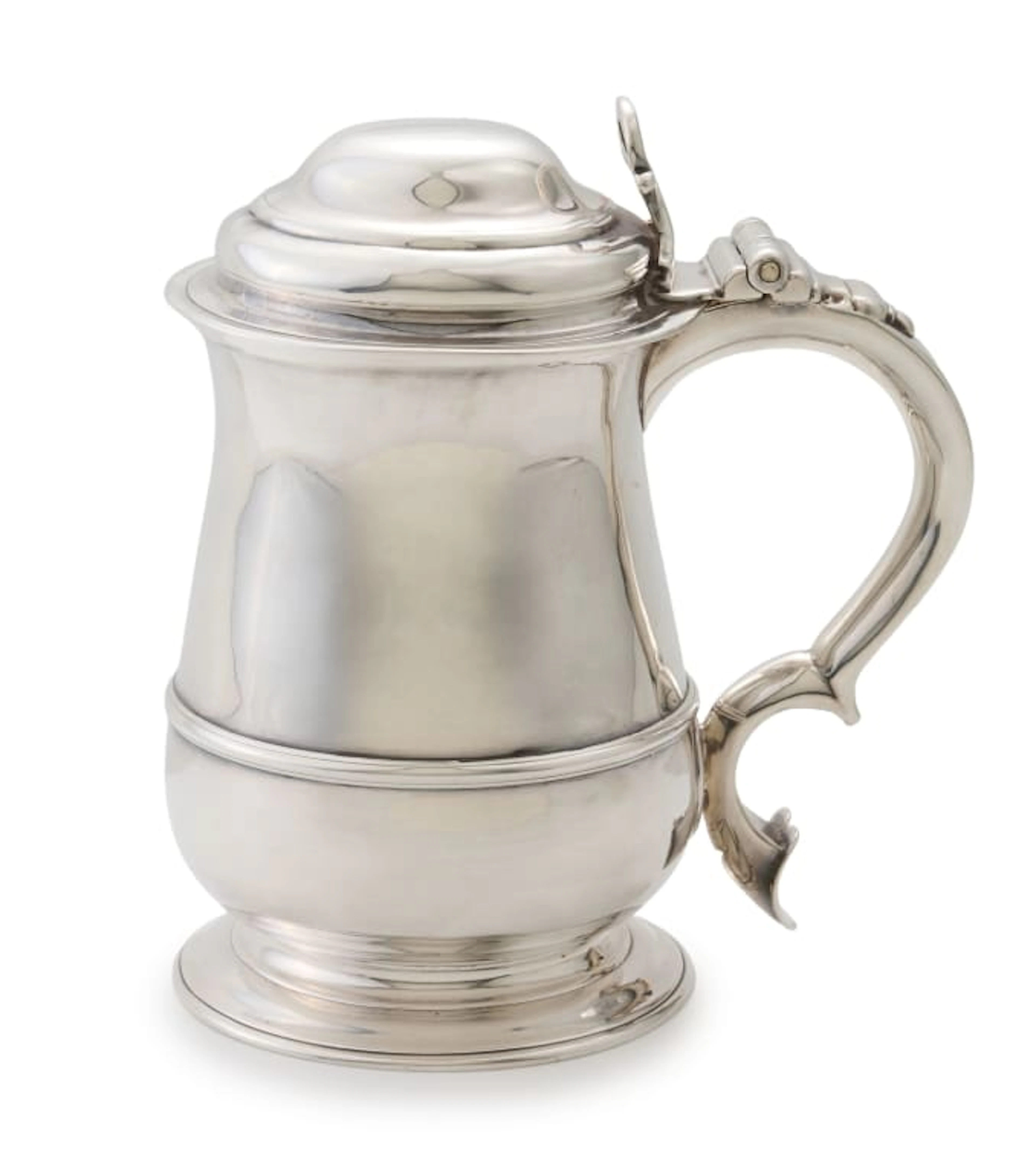 A George II silver tankard, Richard Gurney & Co, London, 1744