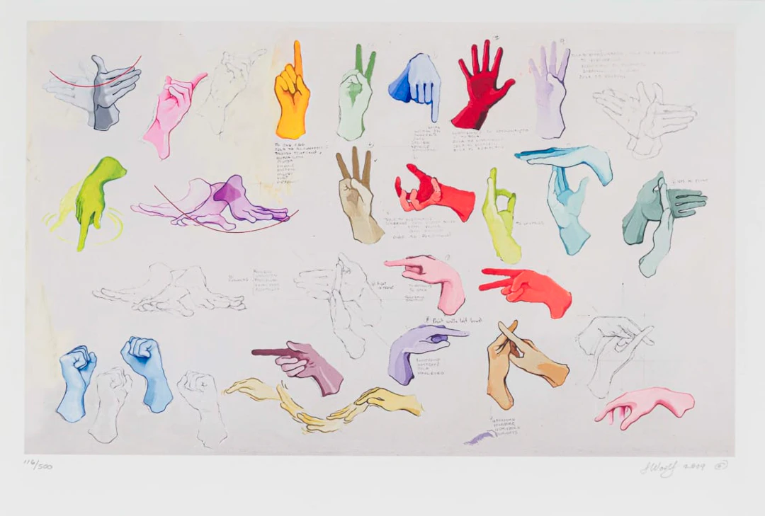 Susan Woolf; Taxi Hand Signs, two