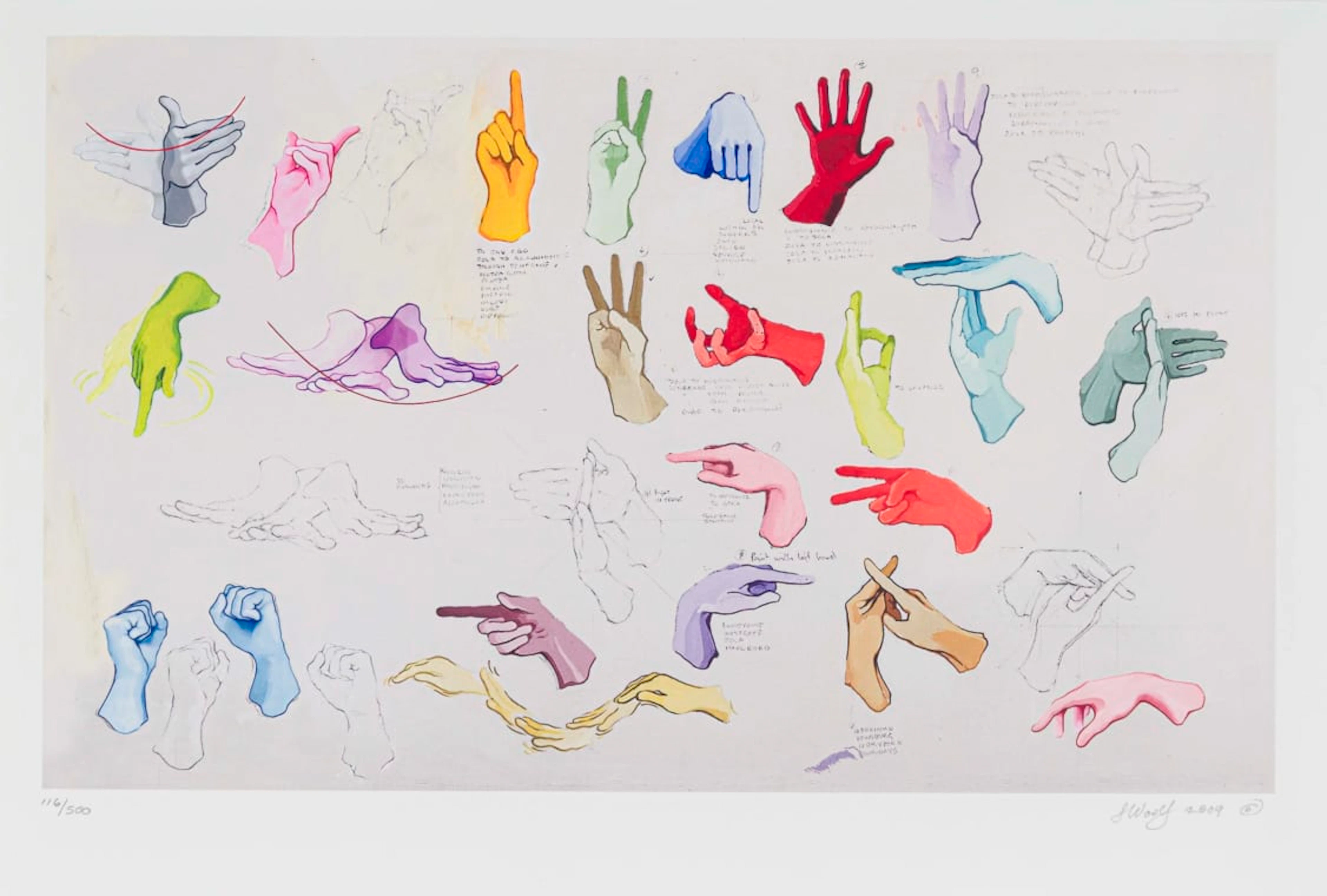 Susan Woolf; Taxi Hand Signs, two