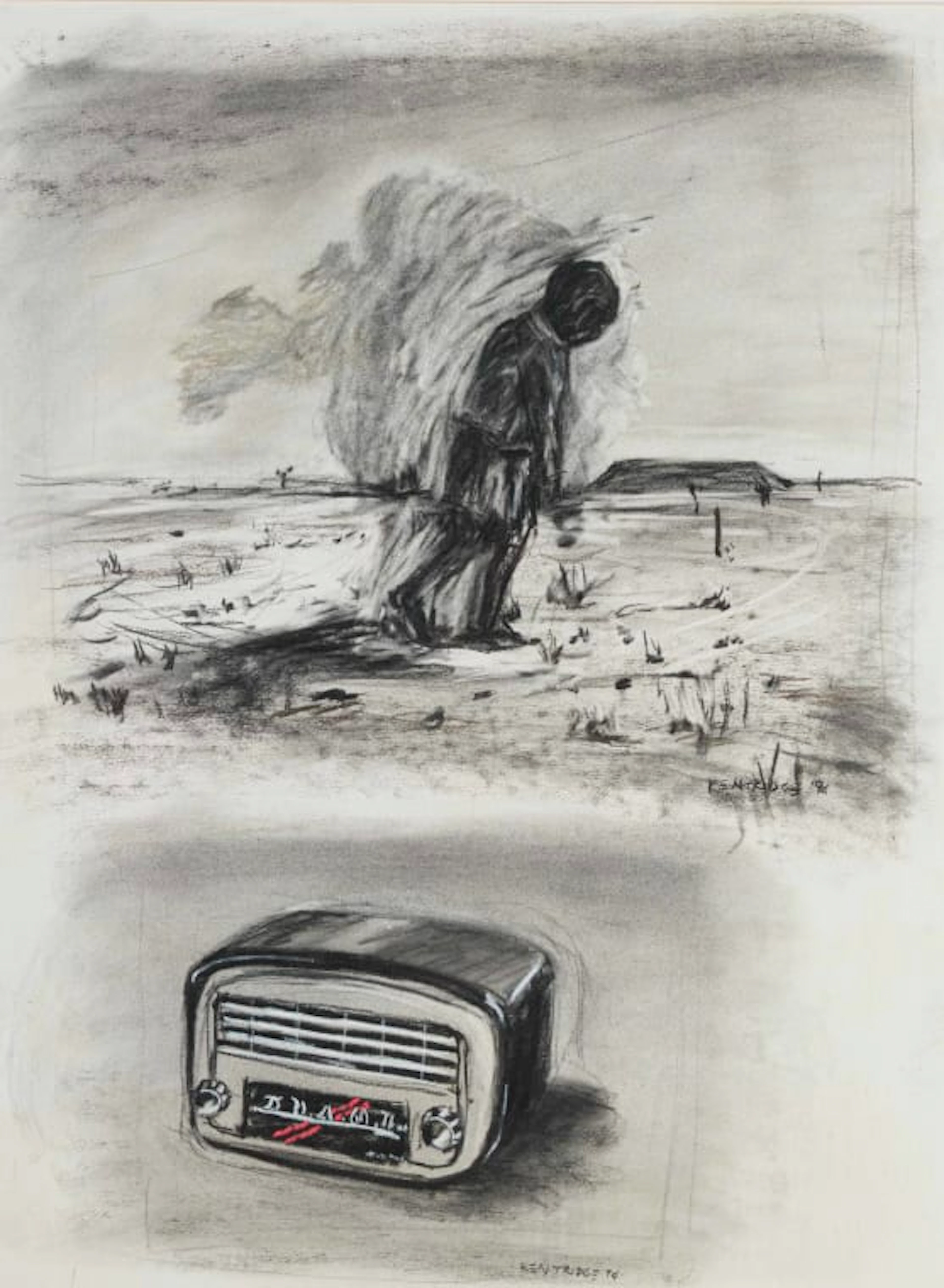 William Kentridge; Untitled Drawing for Mango Groove Music Video (Child