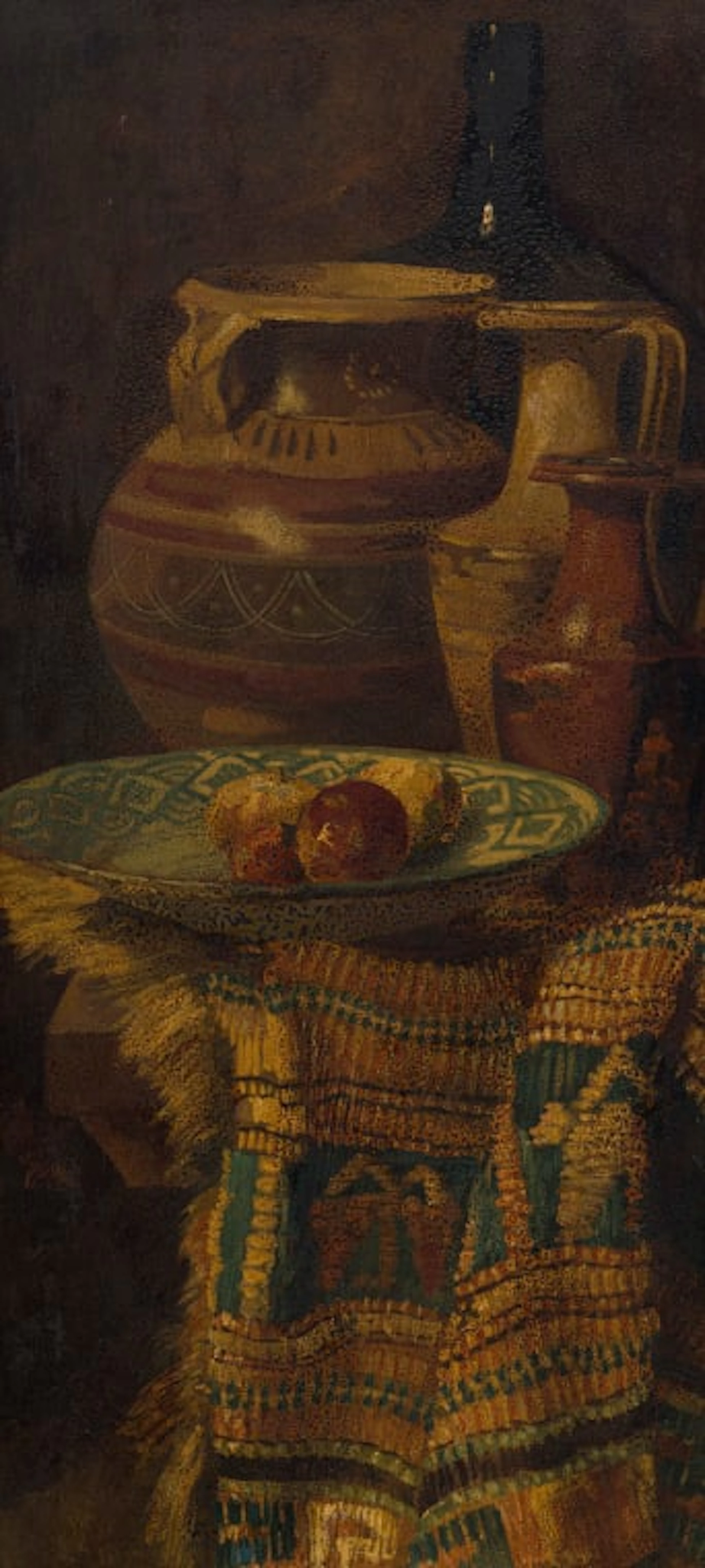 Theodor Franciscus Goedvriend; Still Life with Vessels and Fruit