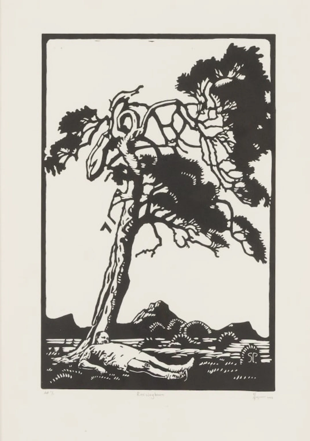 Johan Stegmann; Rooivlagboom (Red Flag Tree)